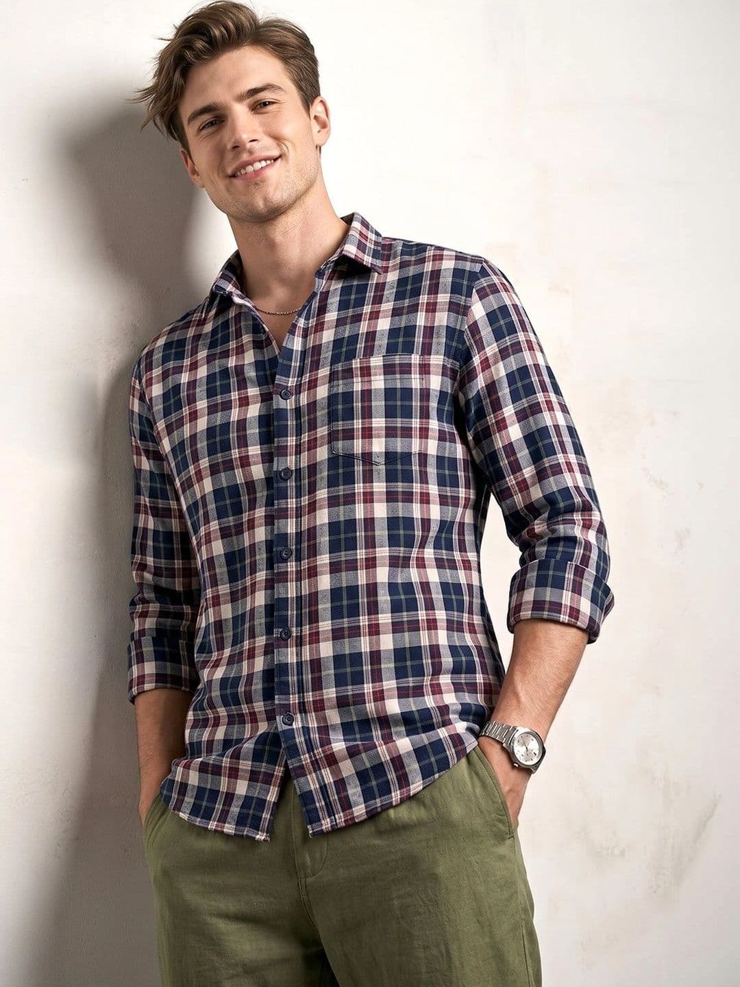 Roadster Men Checked Casual Shirt - view 1