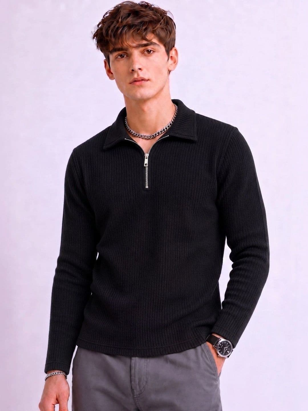 Try This Men Polo Collar T-shirt - view 1