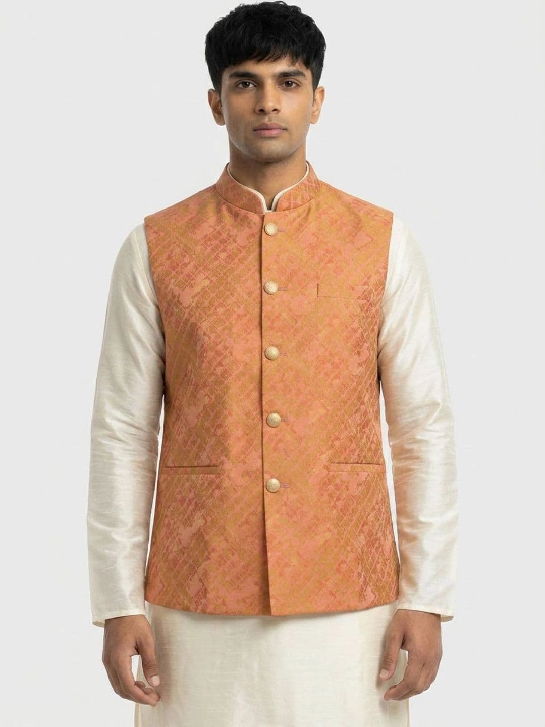 Sanman Ethnix by Raymond Men Open Front Jacket - view 1