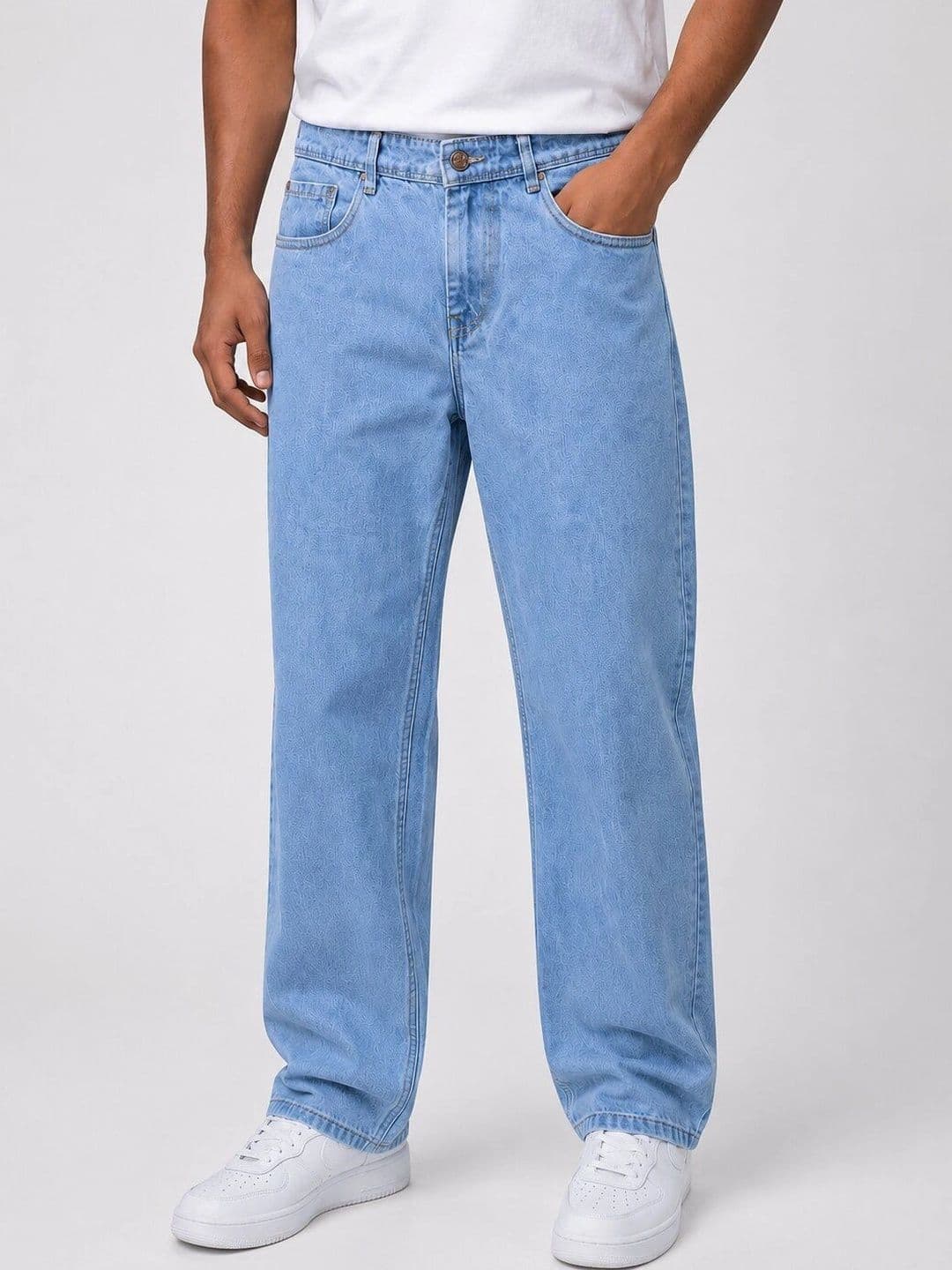 R.Code by The Roadster Life Co. Men Comfort Straight Fit Mid-Rise Jeans - view 1