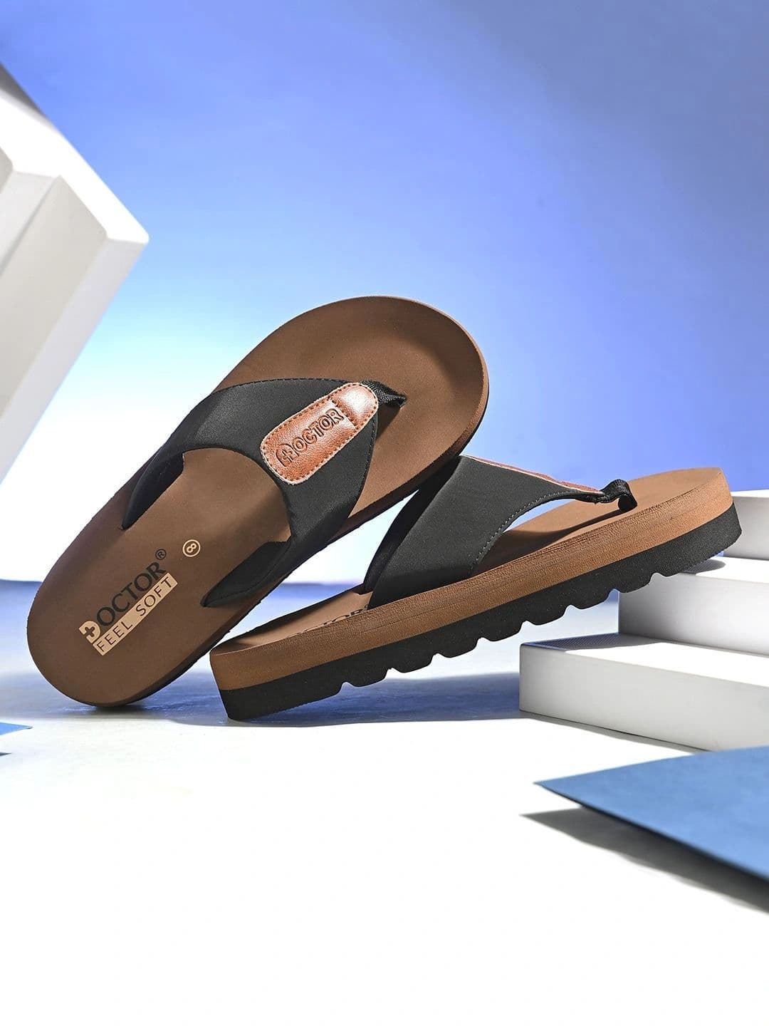 DOCTOR FEEL SOFT Men Thong Flip-Flops - view 1