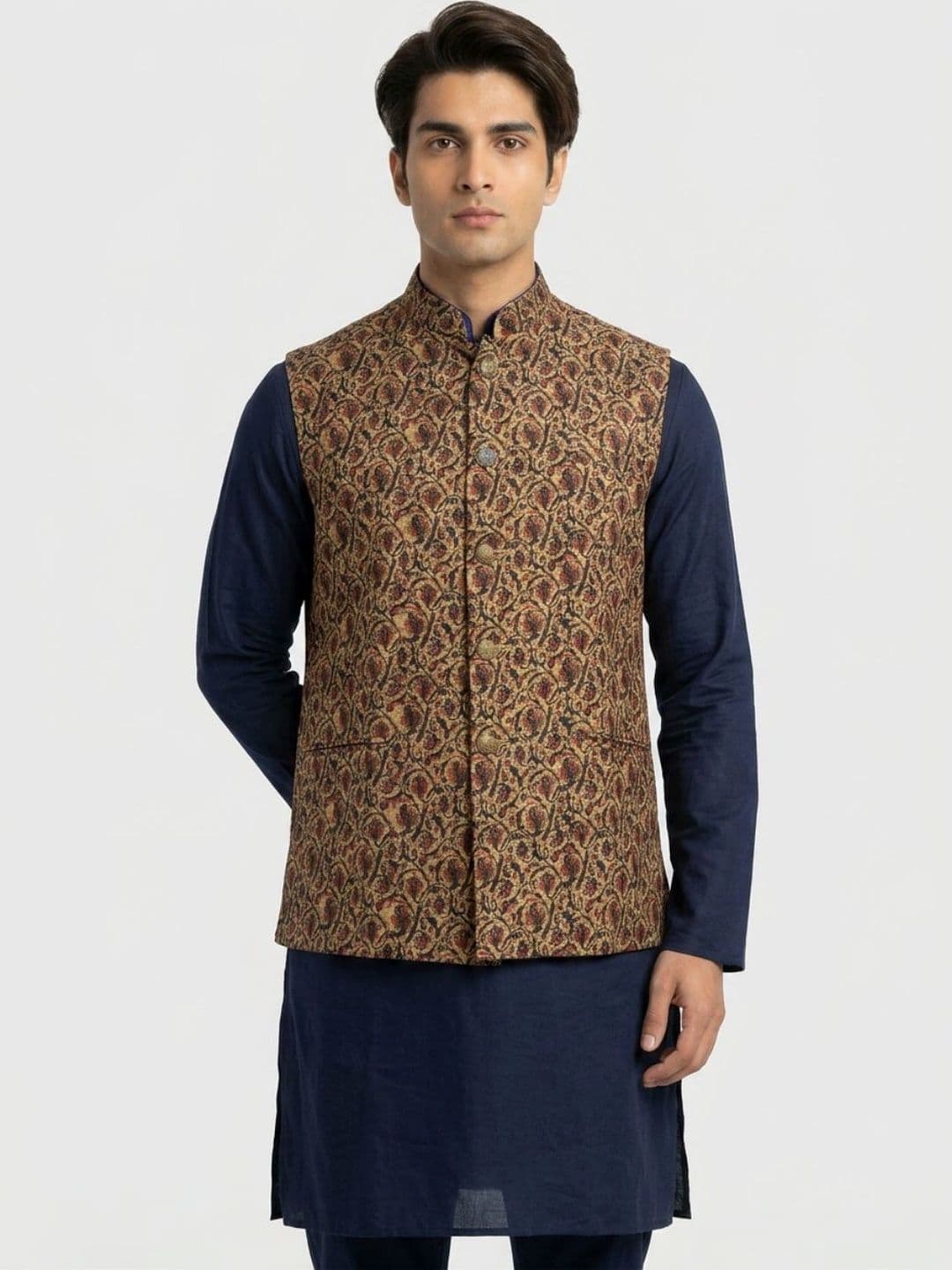 Sanman Ethnix by Raymond Men Open Front Jacket - view 1