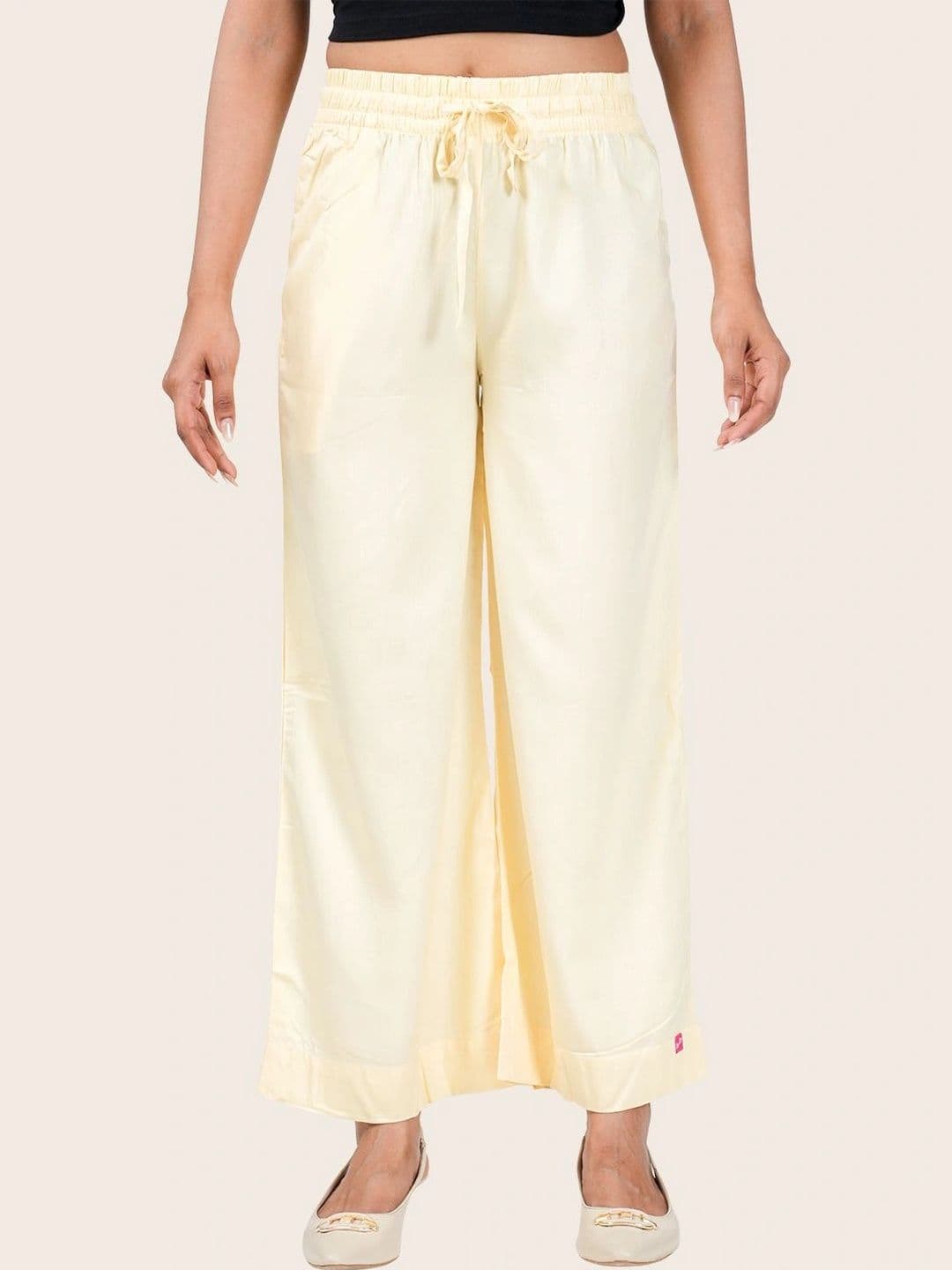 Fly Birds Women Knitted Cropped Ethnic Palazzos - view 1