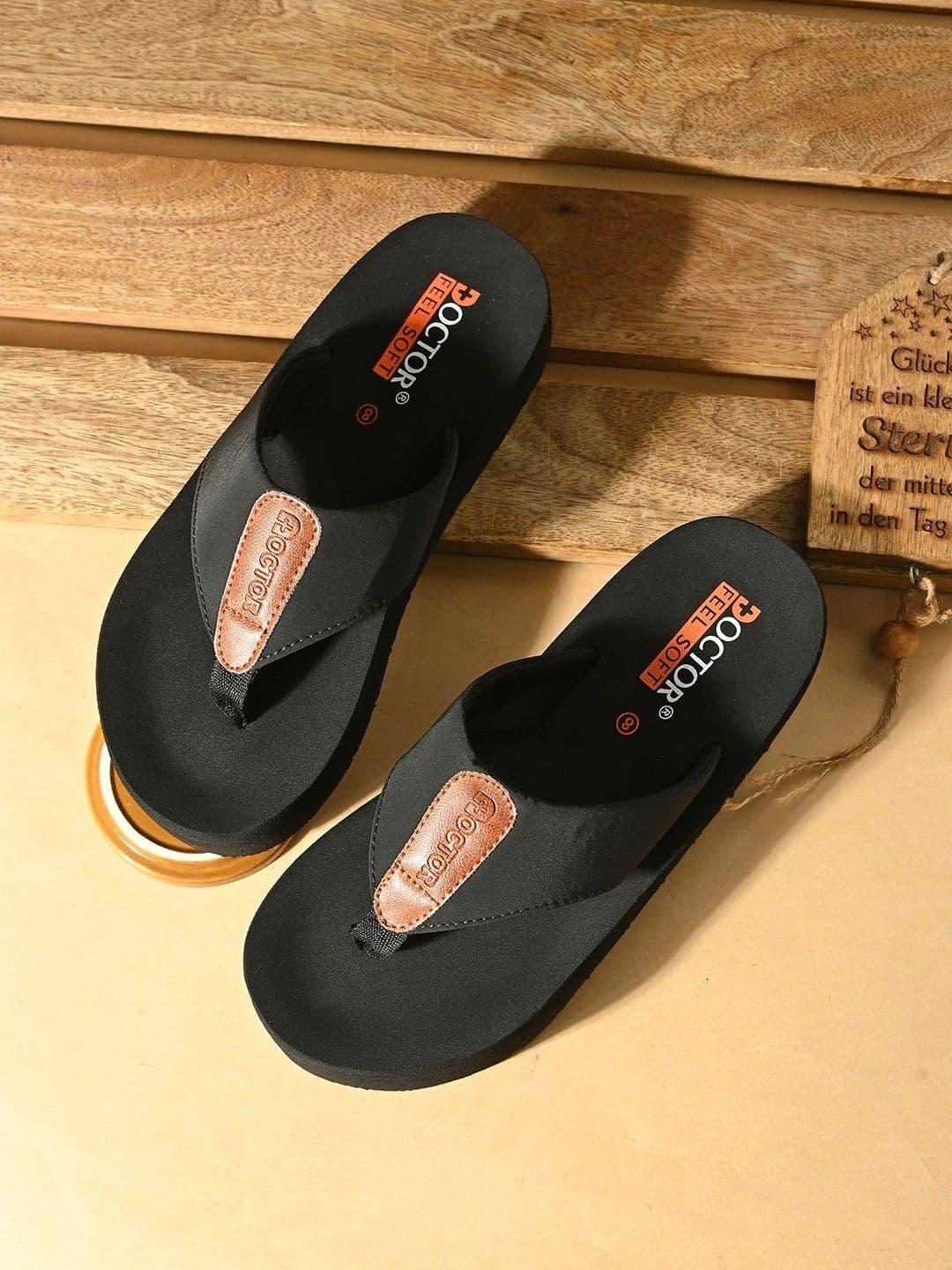 DOCTOR FEEL SOFT Men Thong Flip-Flops - view 1