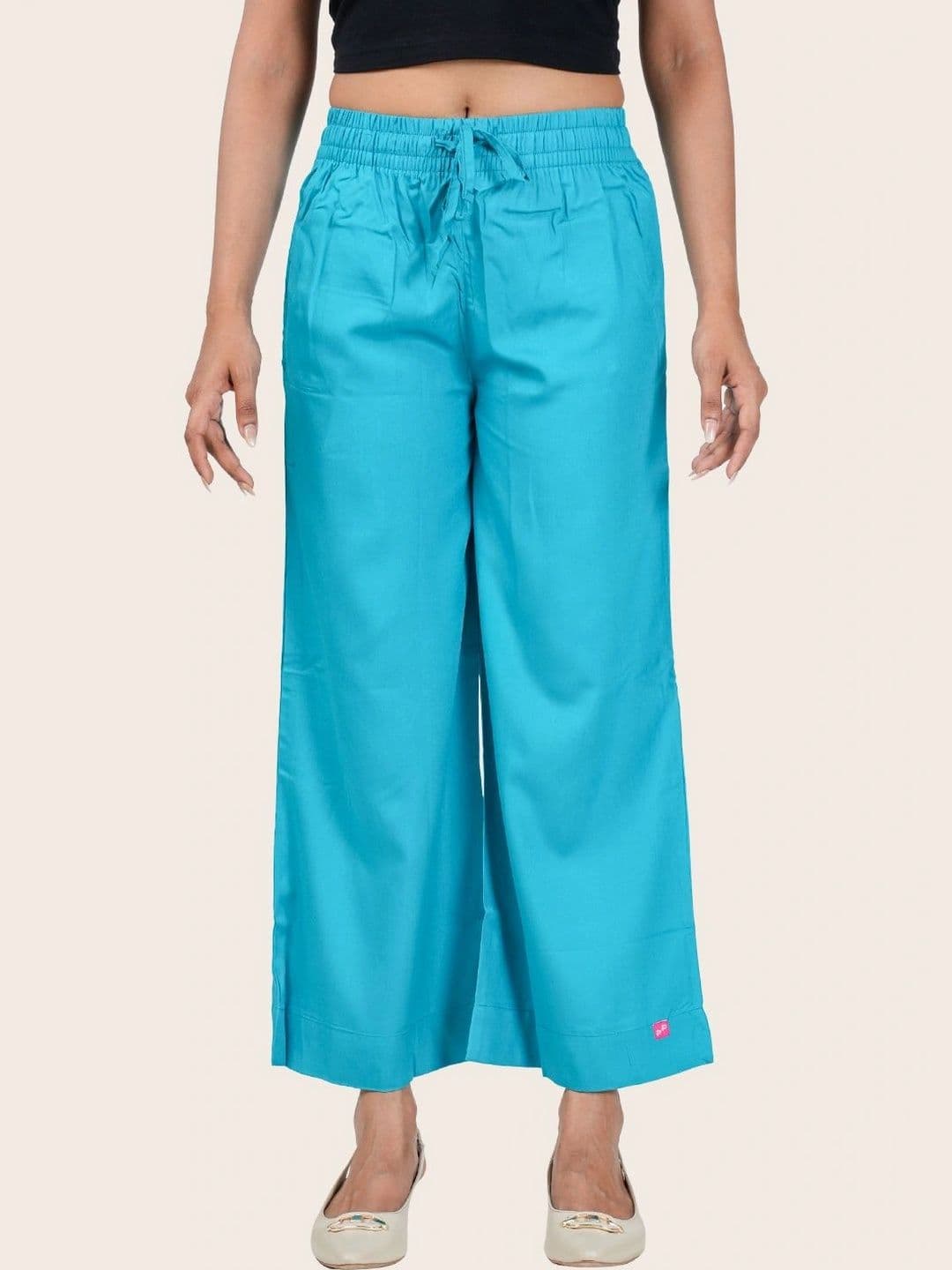 Fly Birds Women Knitted Cropped Ethnic Palazzos - view 1