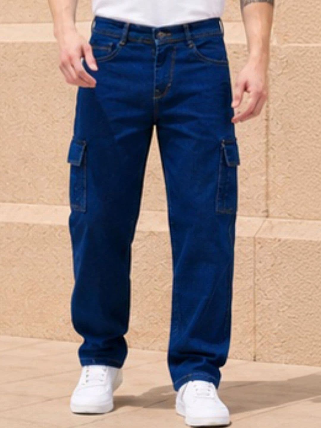 Metronaut Men Classic Relaxed Fit Mid-Rise Stretchable Jeans - view 1