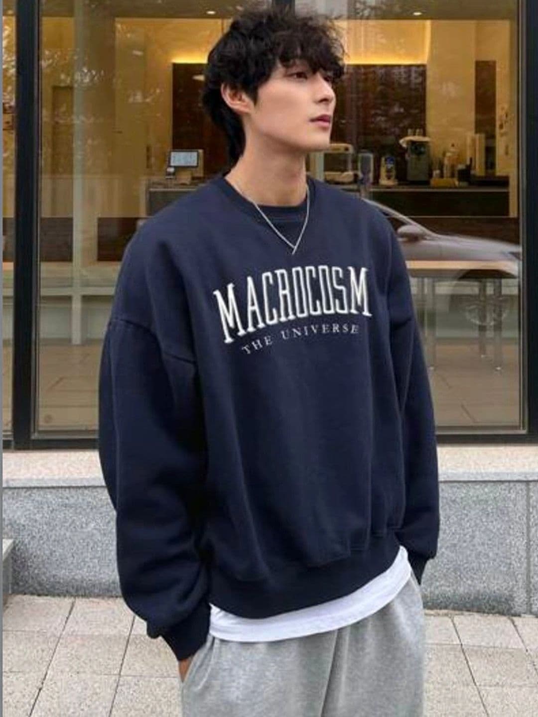 URBAN TREES Men Printed Pullover Woollen Sweatshirt - view 1