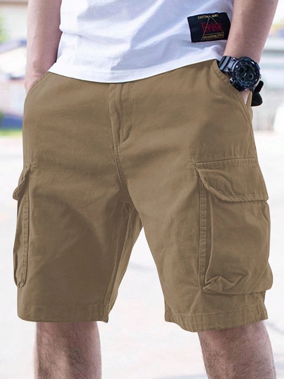 HERE&NOW Men Regular Fit Cargo Shorts - view 1