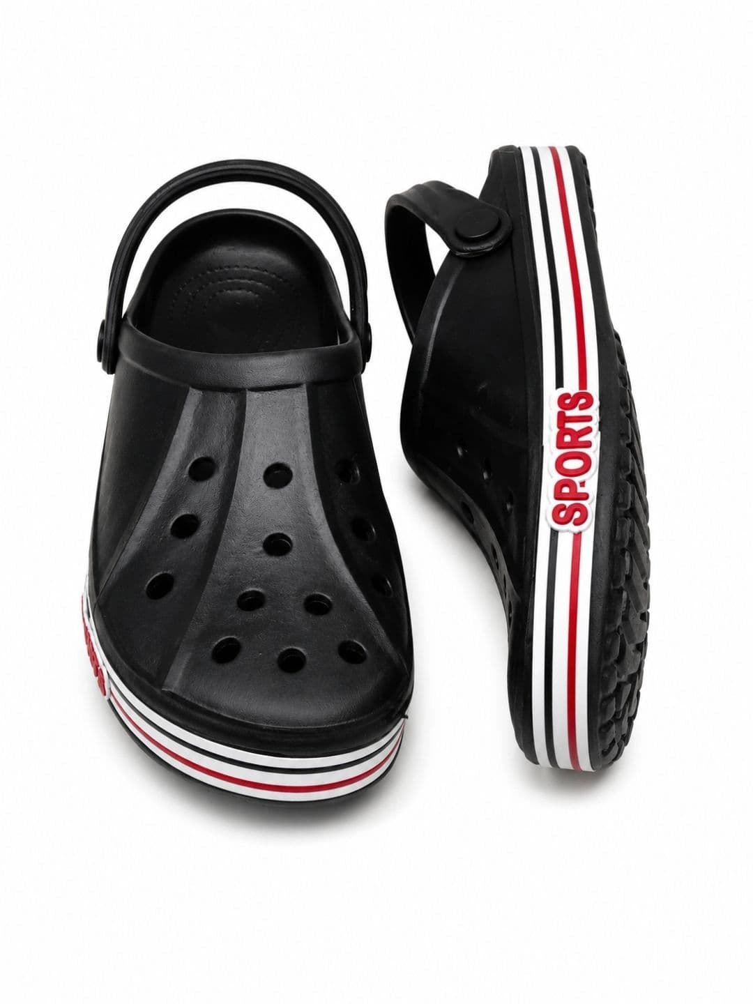 Apratim Men Striped Clogs - view 1