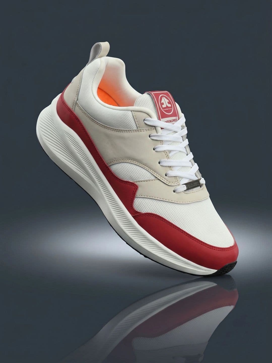 OFF LIMITS Men Red Mesh Running Sports Shoes - view 1