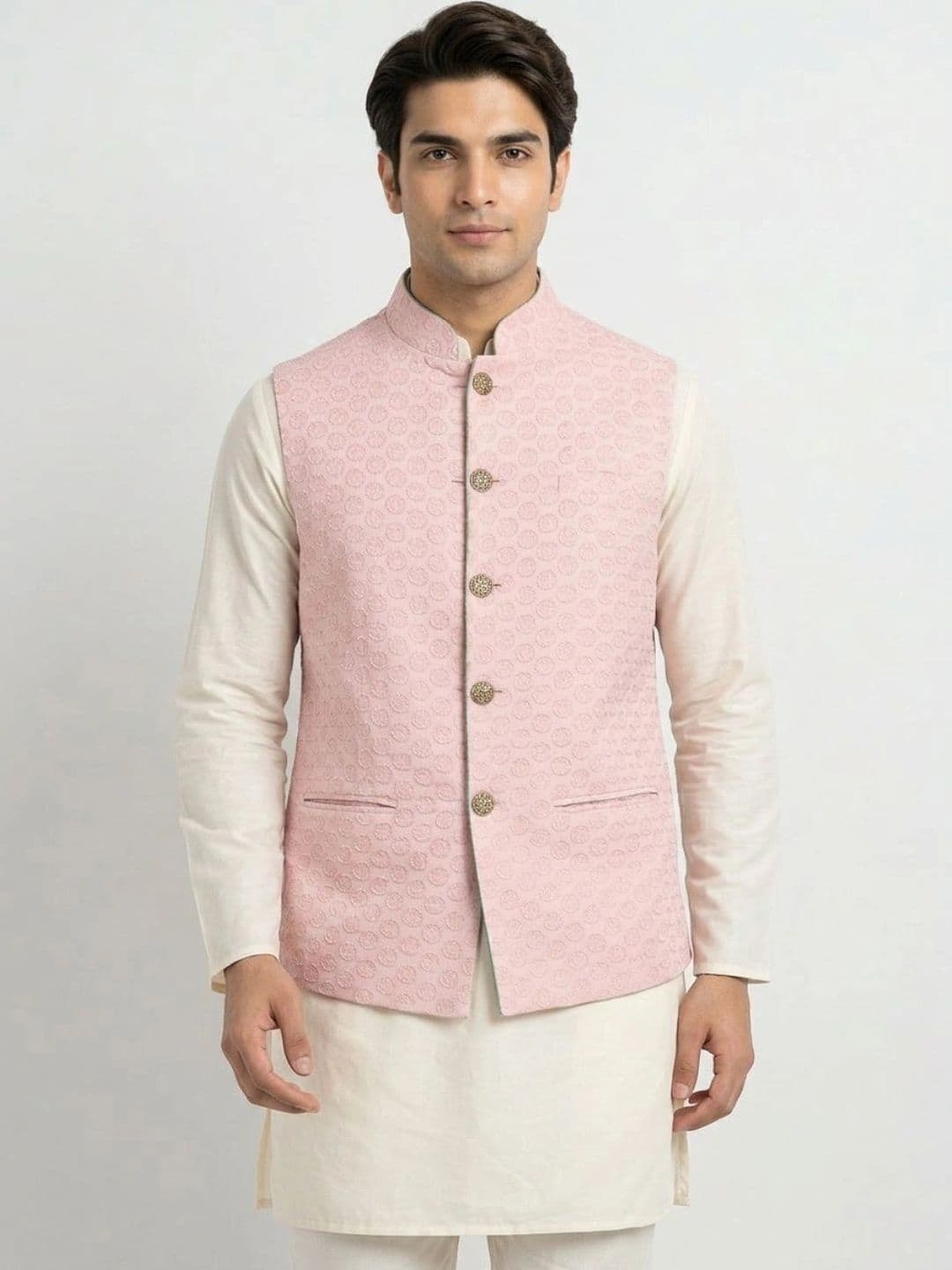Sanman Ethnix by Raymond Men Open Front Jacket - view 1