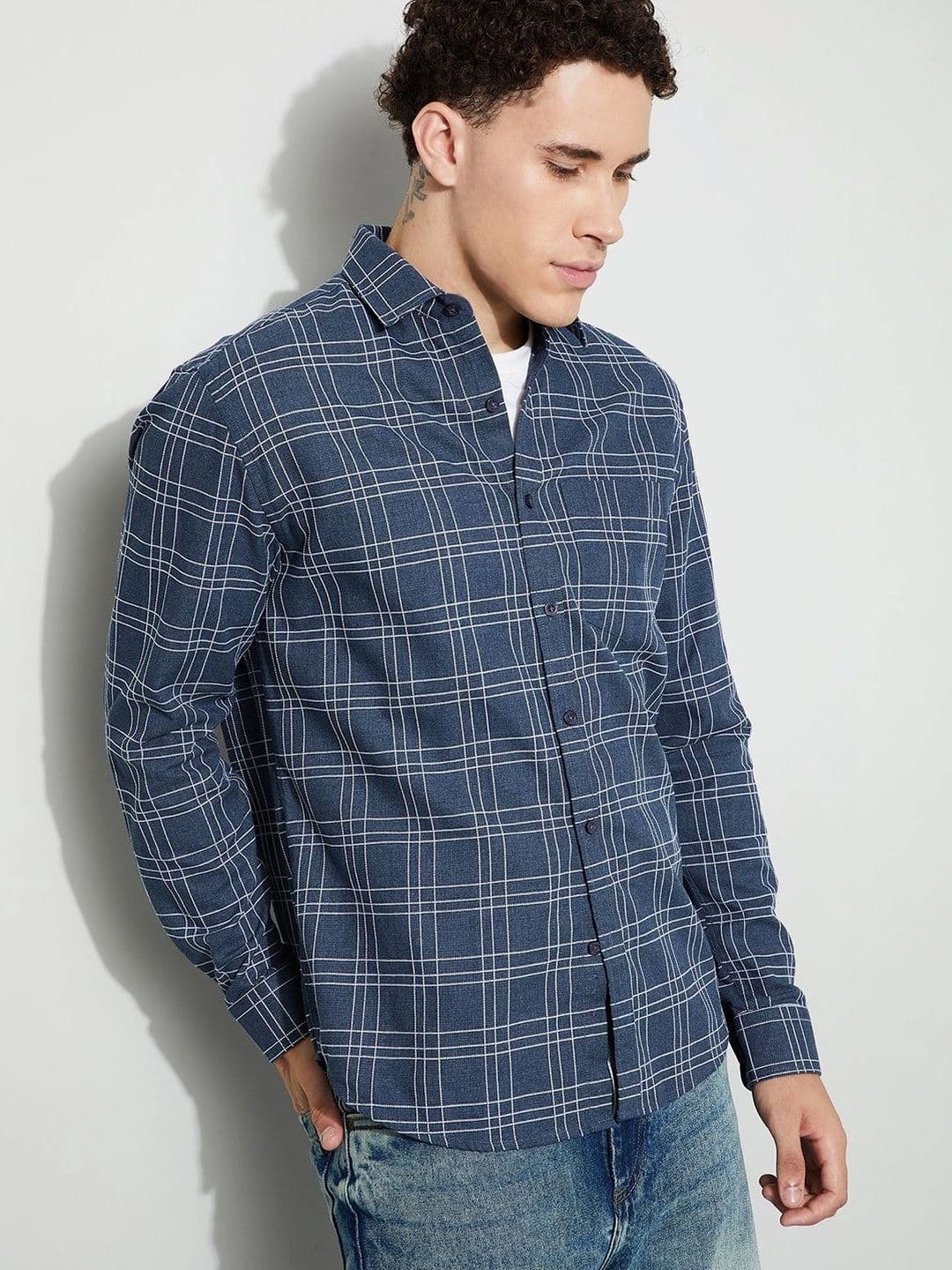 CODE by Lifestyle Men Checked Casual Shirt - view 1