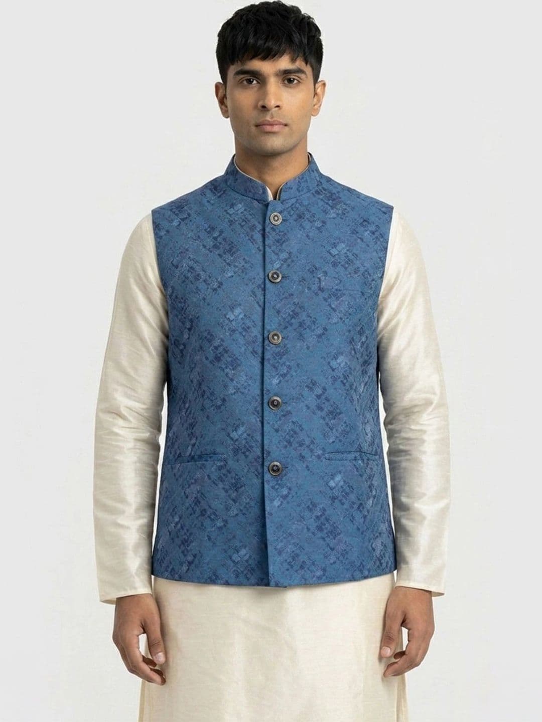 Sanman Ethnix by Raymond Men Open Front Jacket - view 1