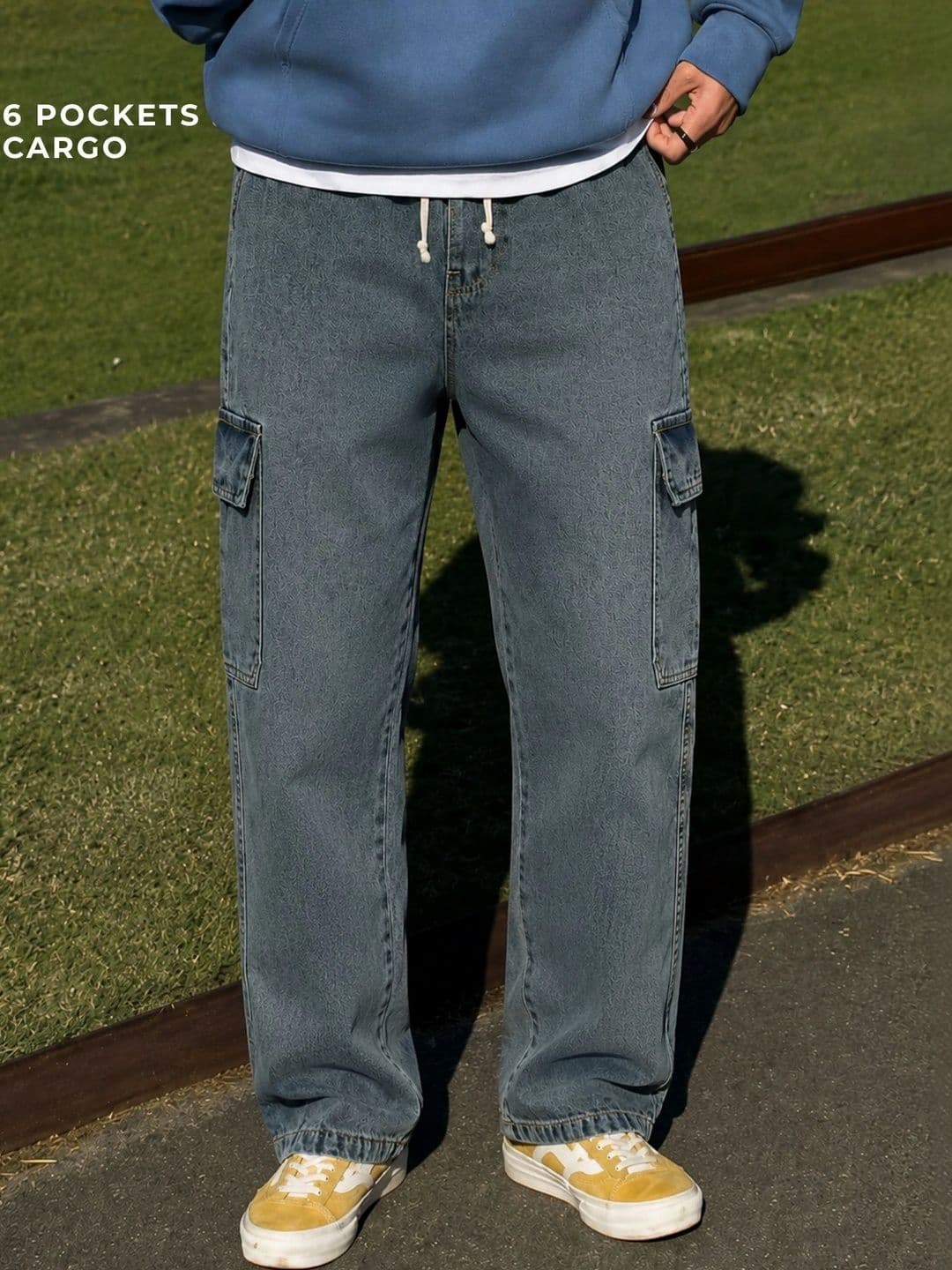 DENNISON Jogger Fit Cargo Jeans - view 1