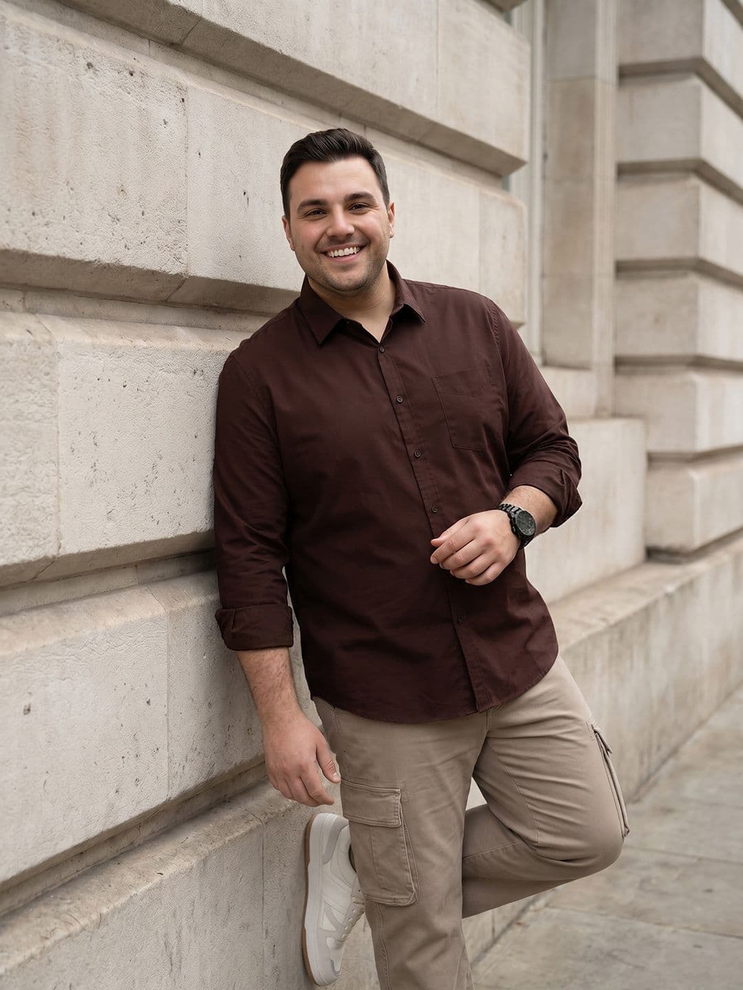 Sztori Plus Size Pure Cotton Casual Shirt - view 1