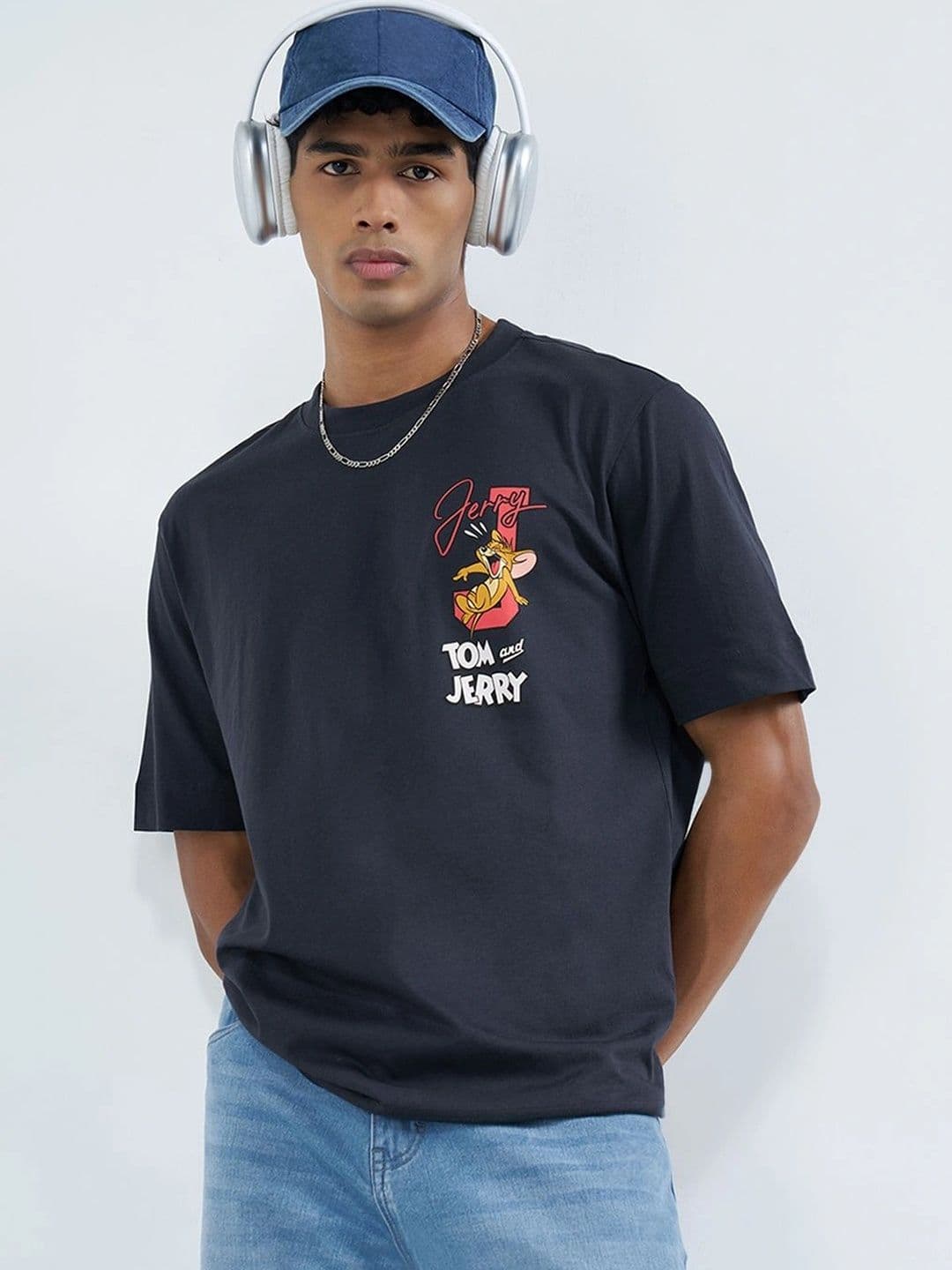 SF JEANS by Pantaloons Men Printed T-shirt - view 1