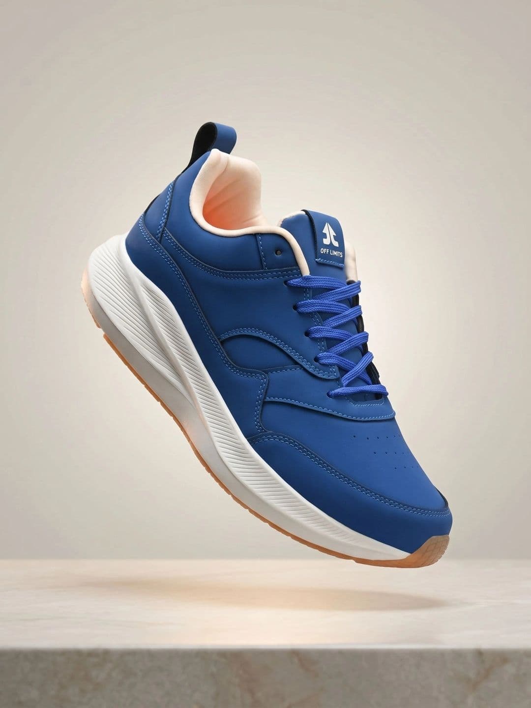 OFF LIMITS Men Blue Memory Foam Non-Marking Running Sports Shoes - view 1