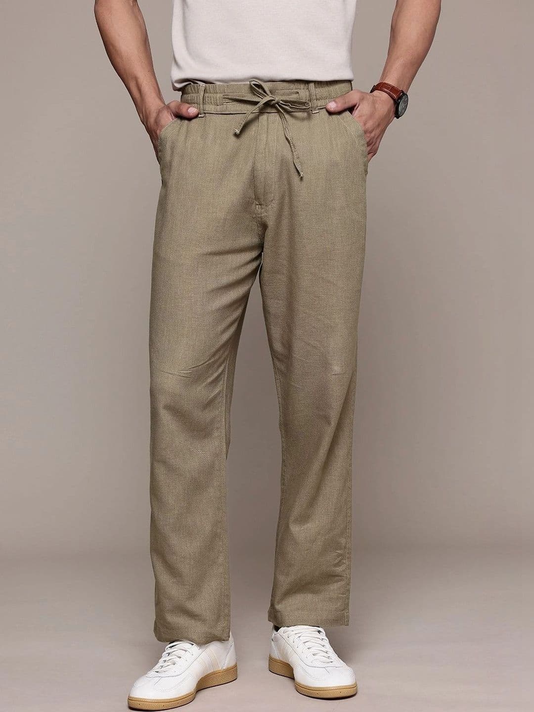 R.Code by The Roadster Life Co. Men Chinos Trousers - view 1
