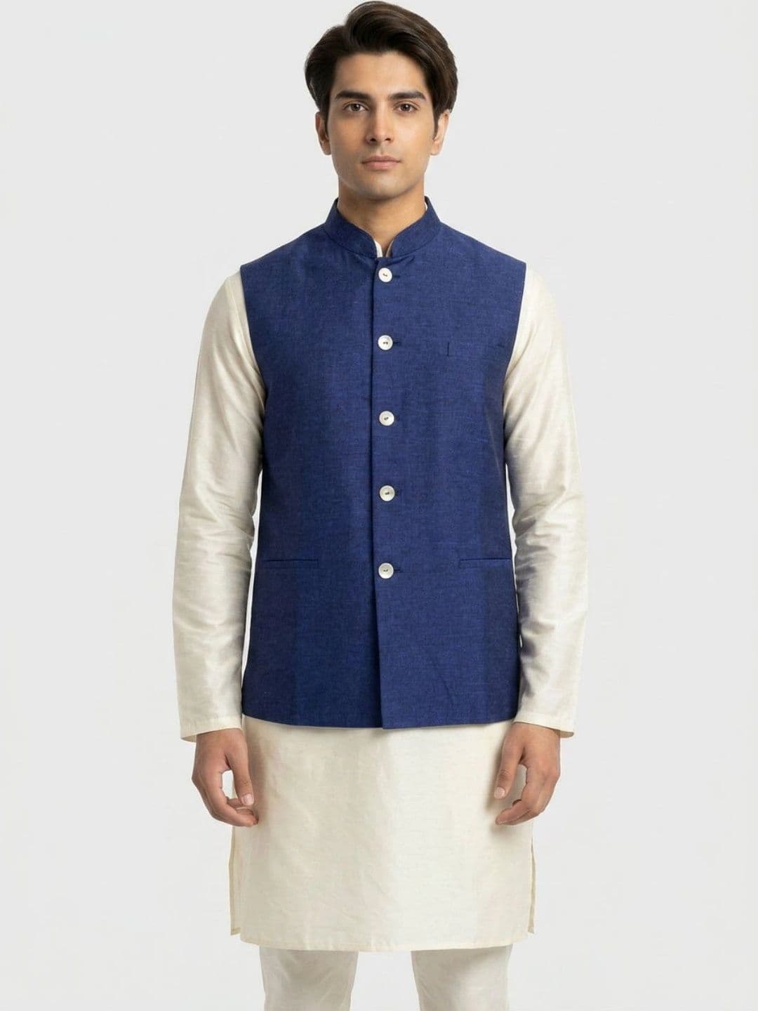 Sanman Ethnix by Raymond Men Open Front Jacket - view 1