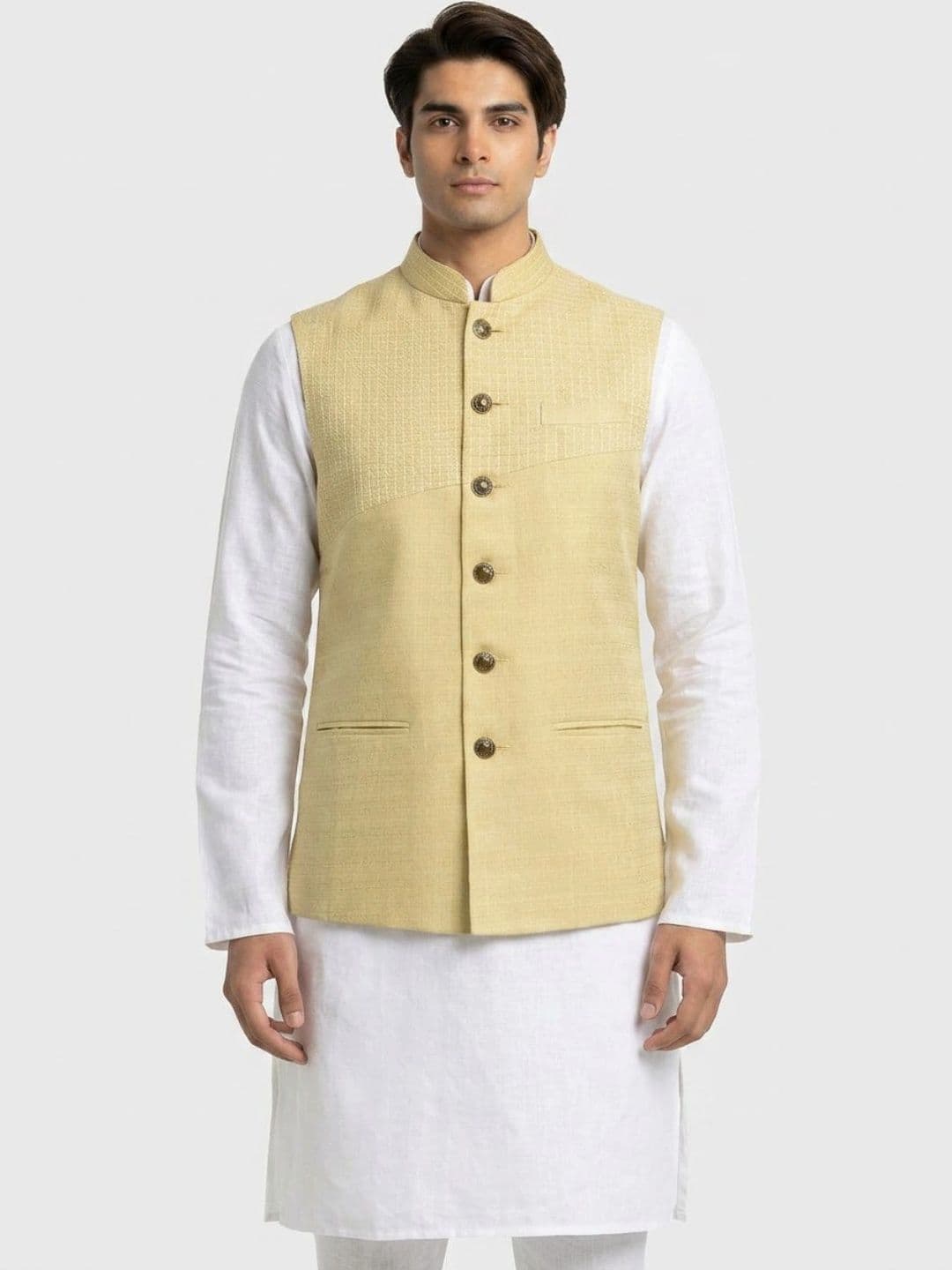 Sanman Ethnix by Raymond Men Open Front Jacket - view 1