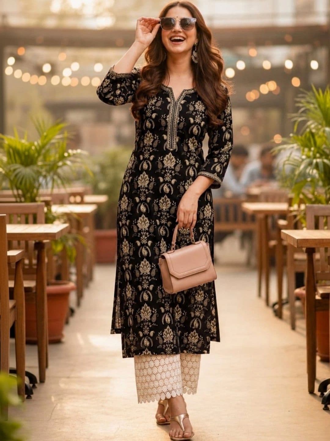 VICENTA Floral Printed Kurti - view 1