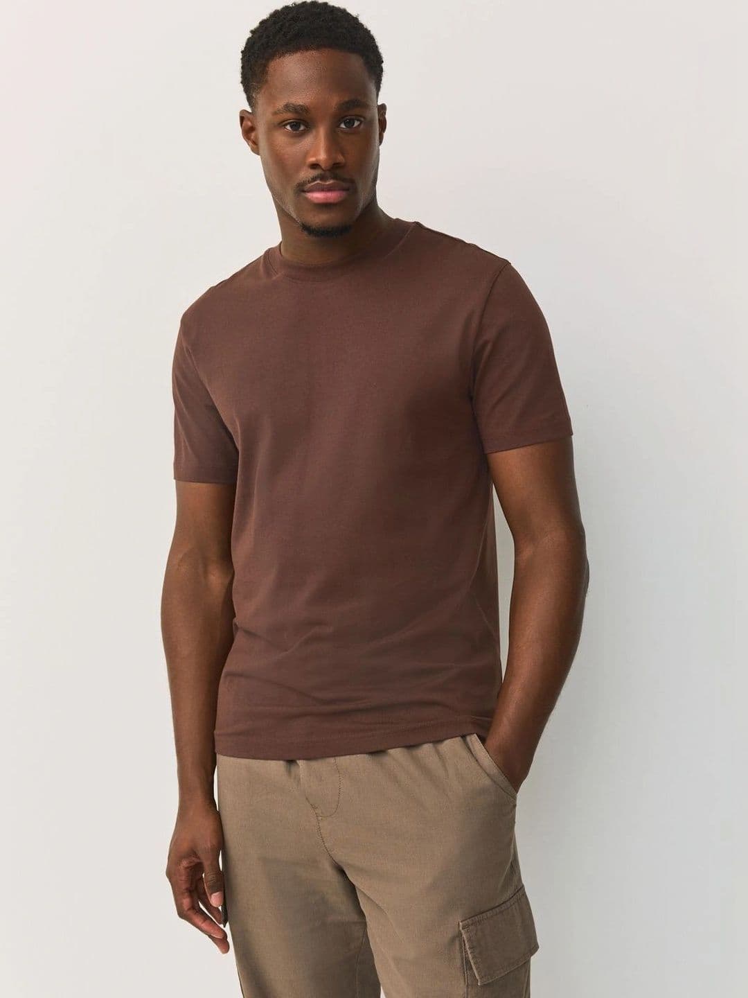 NEXT Round Neck Knitted T-shirt - view 1