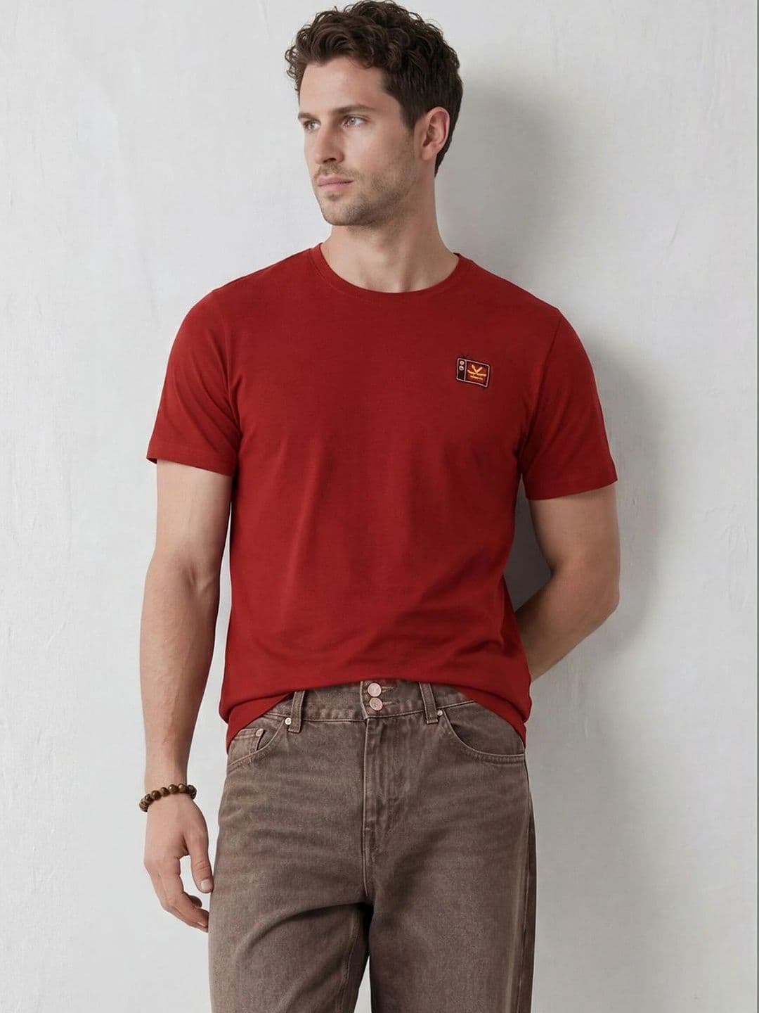 WROGN Men Printed Slim Fit T-shirt - view 1