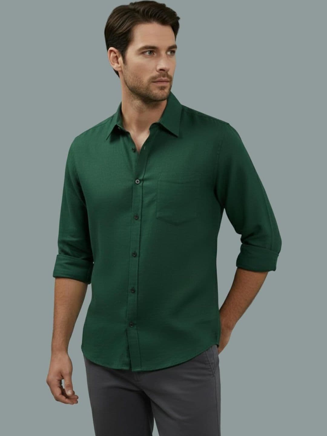 BULL FIRE Men Smart Slim Fit Casual Shirt - view 1