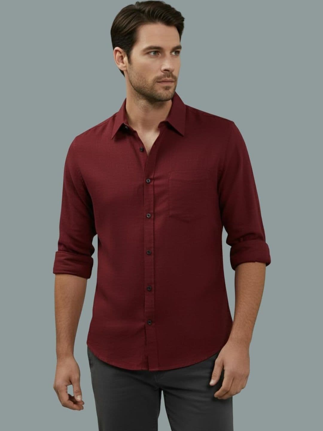BULL FIRE Men Smart Slim Fit Casual Shirt - view 1