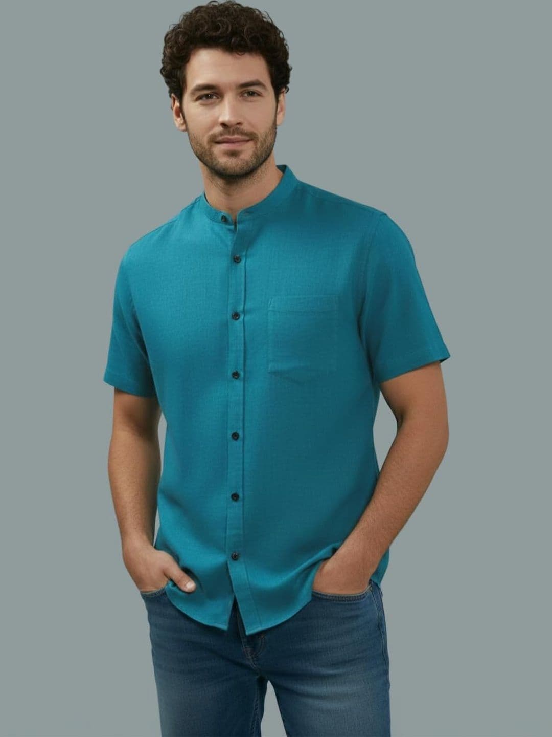 BULL FIRE Men Smart Slim Fit Casual Shirt - view 1