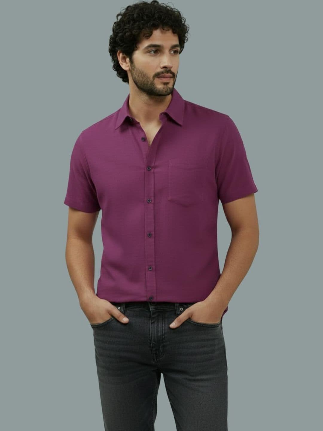 BULL FIRE Men Smart Slim Fit Casual Shirt - view 1