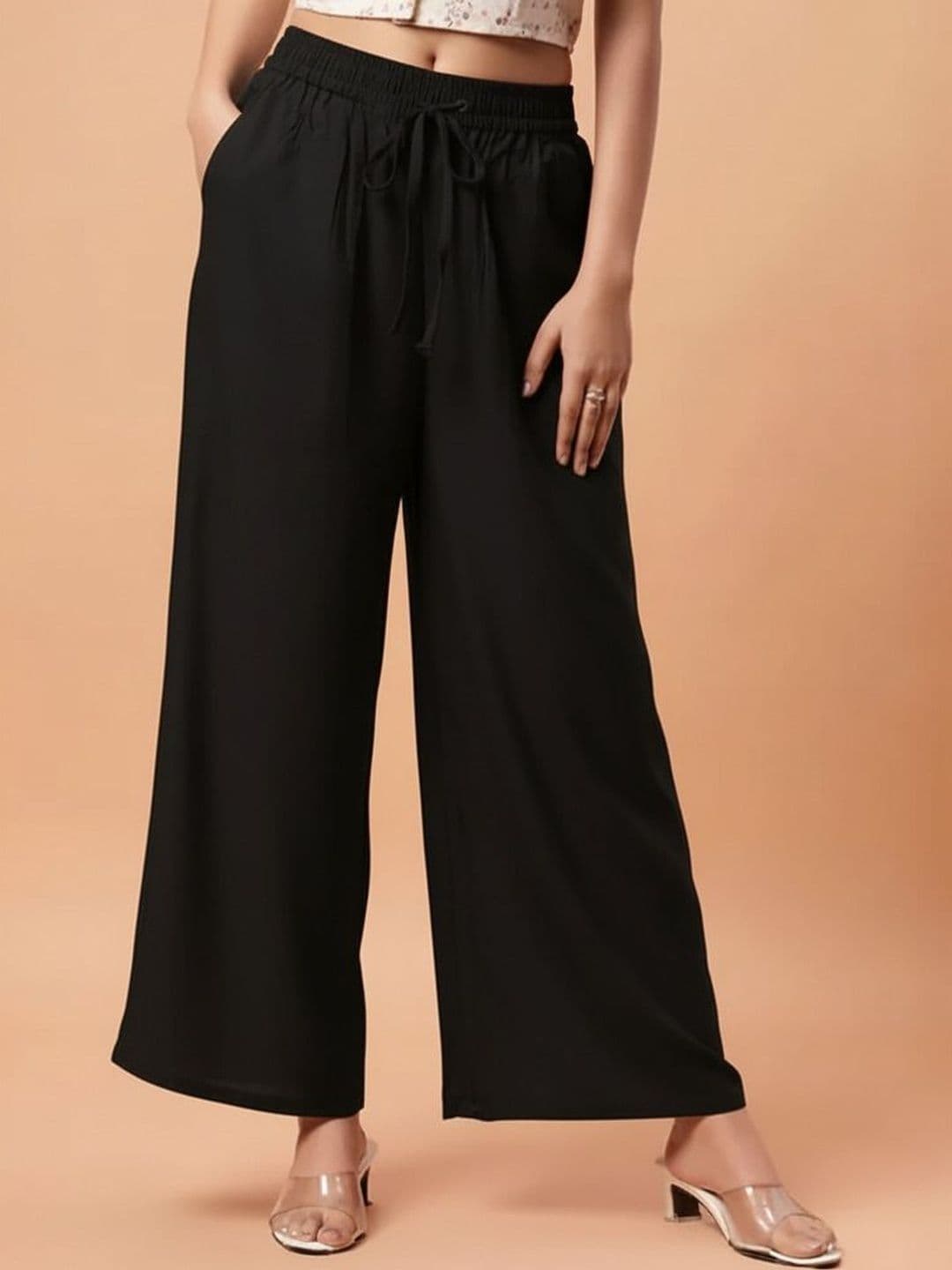 Moirai Women Knitted Ethnic Palazzos - view 1