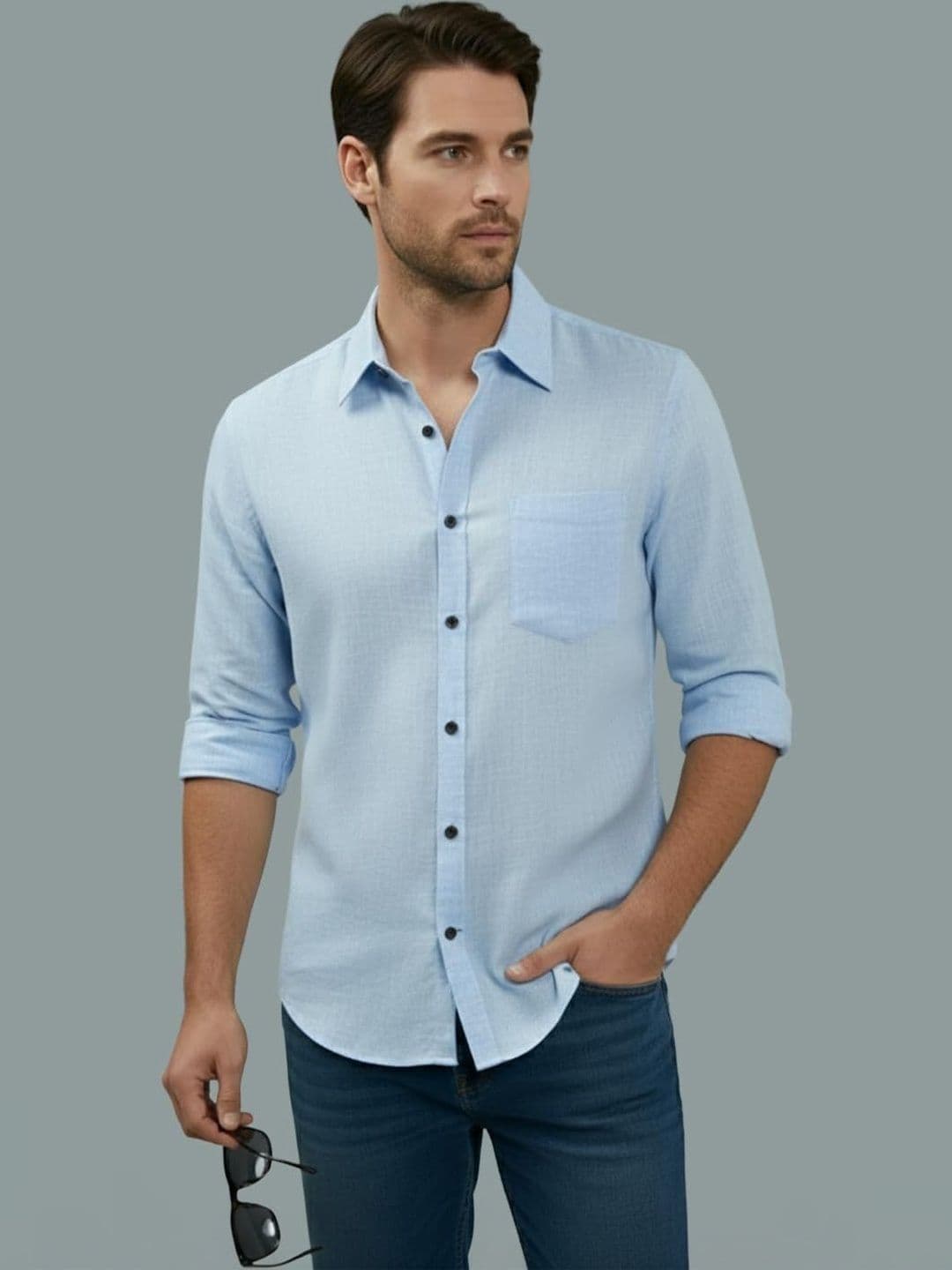 BULL FIRE Men Smart Slim Fit Casual Shirt - view 1