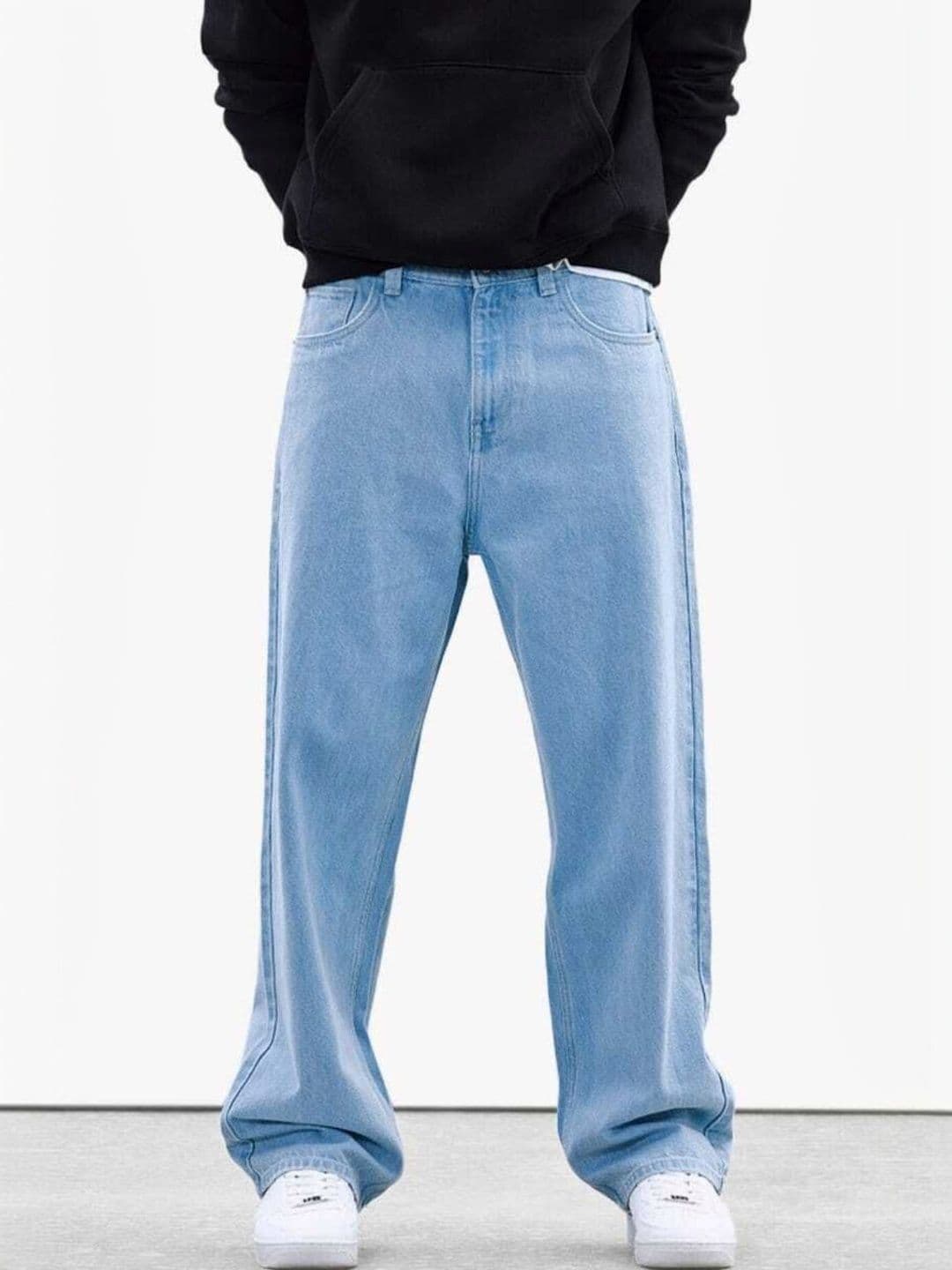 VORNIX DENIM Men Relaxed Fit Mid-Rise Stretchable Jeans