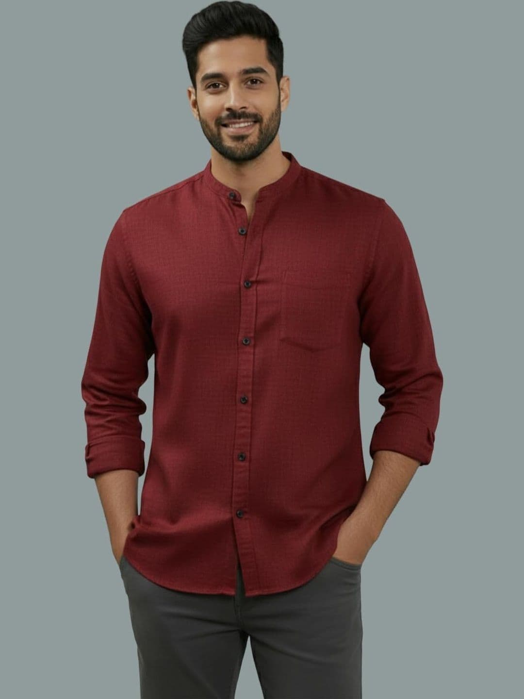 BULL FIRE Men Smart Slim Fit Casual Shirt - view 1