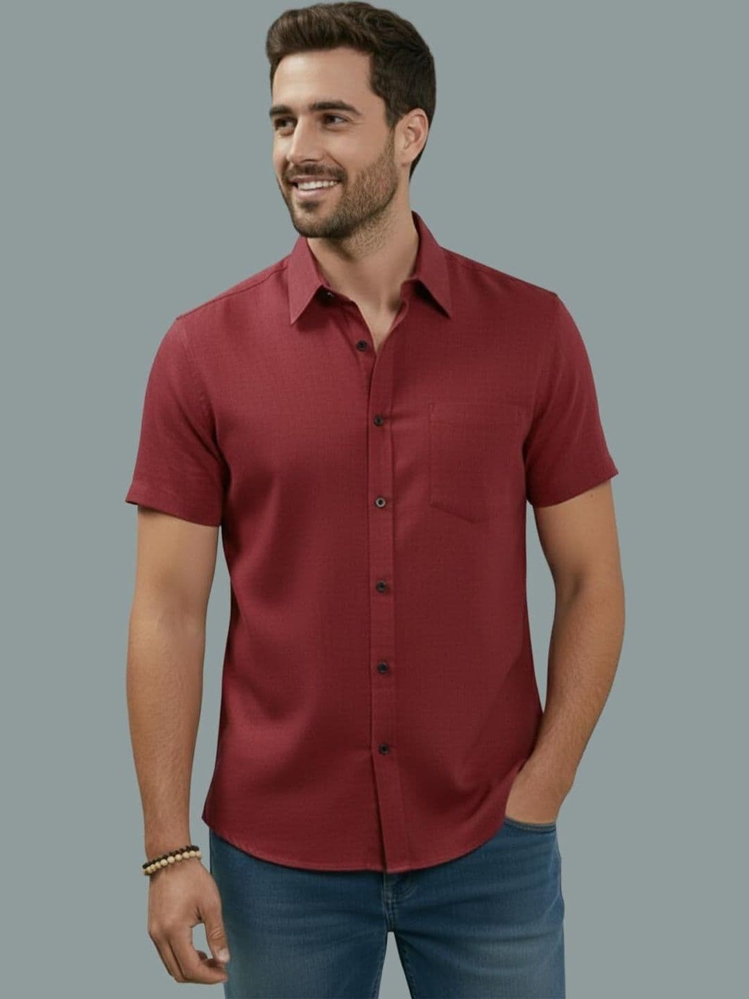 BULL FIRE Men Smart Slim Fit Casual Shirt - view 1