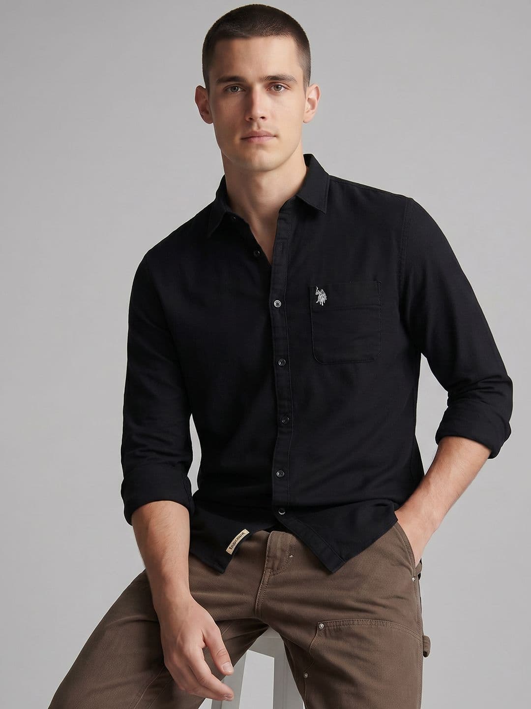 U.S. Polo Assn. Denim Co. Pure Cotton Casual Shirt - view 1