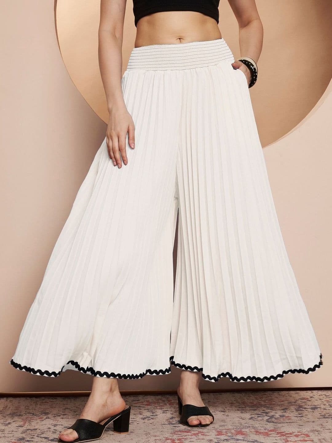 ZWERLON Women Flared Palazzos - view 1