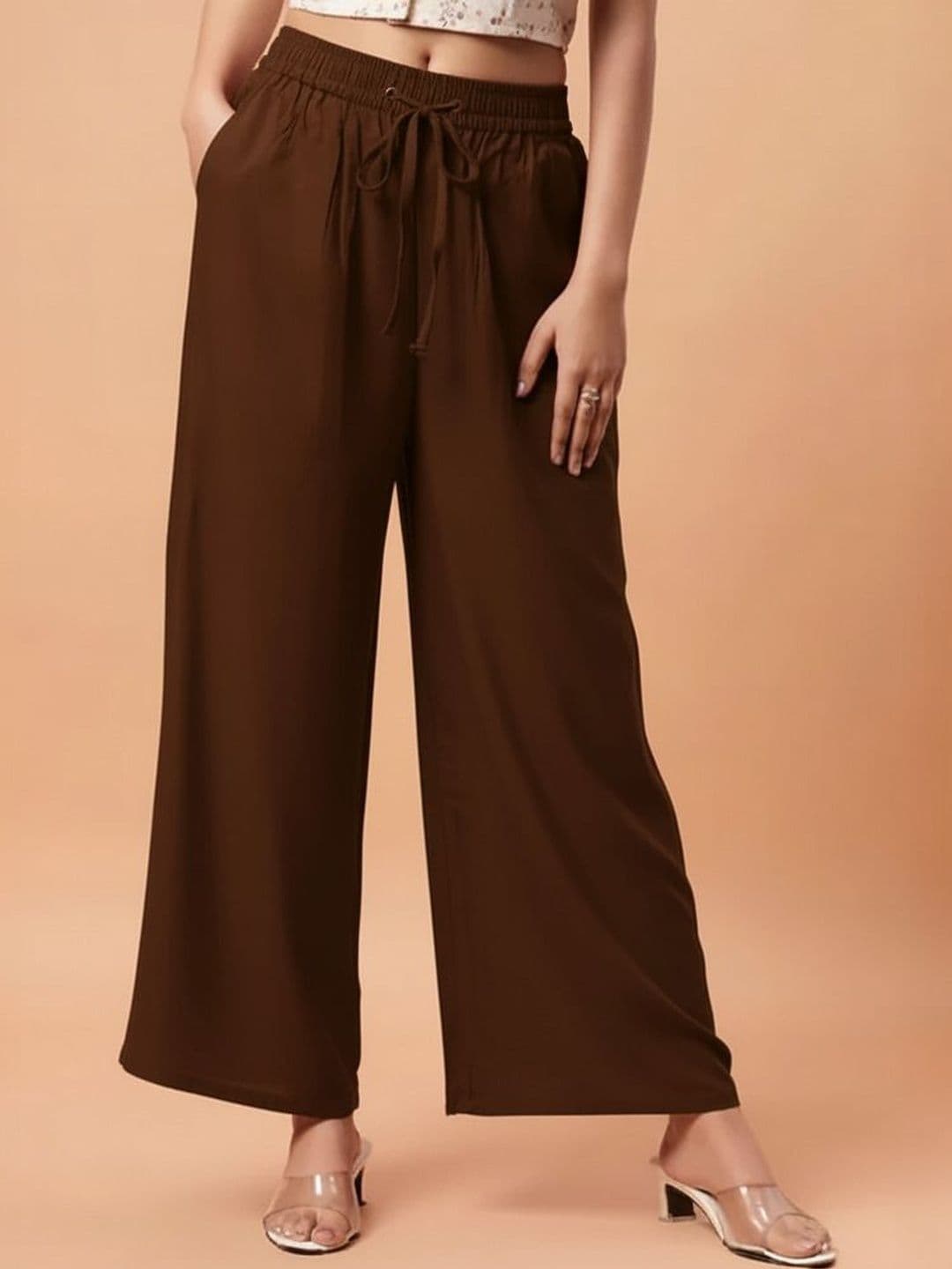 Moirai Women Knitted Ethnic Palazzos - view 1