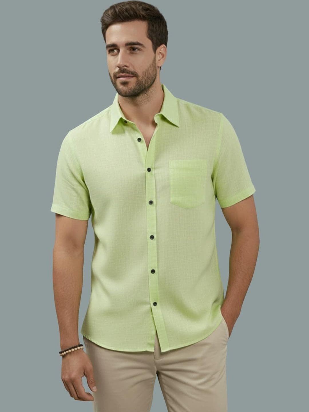 BULL FIRE Men Smart Slim Fit Casual Shirt - view 1