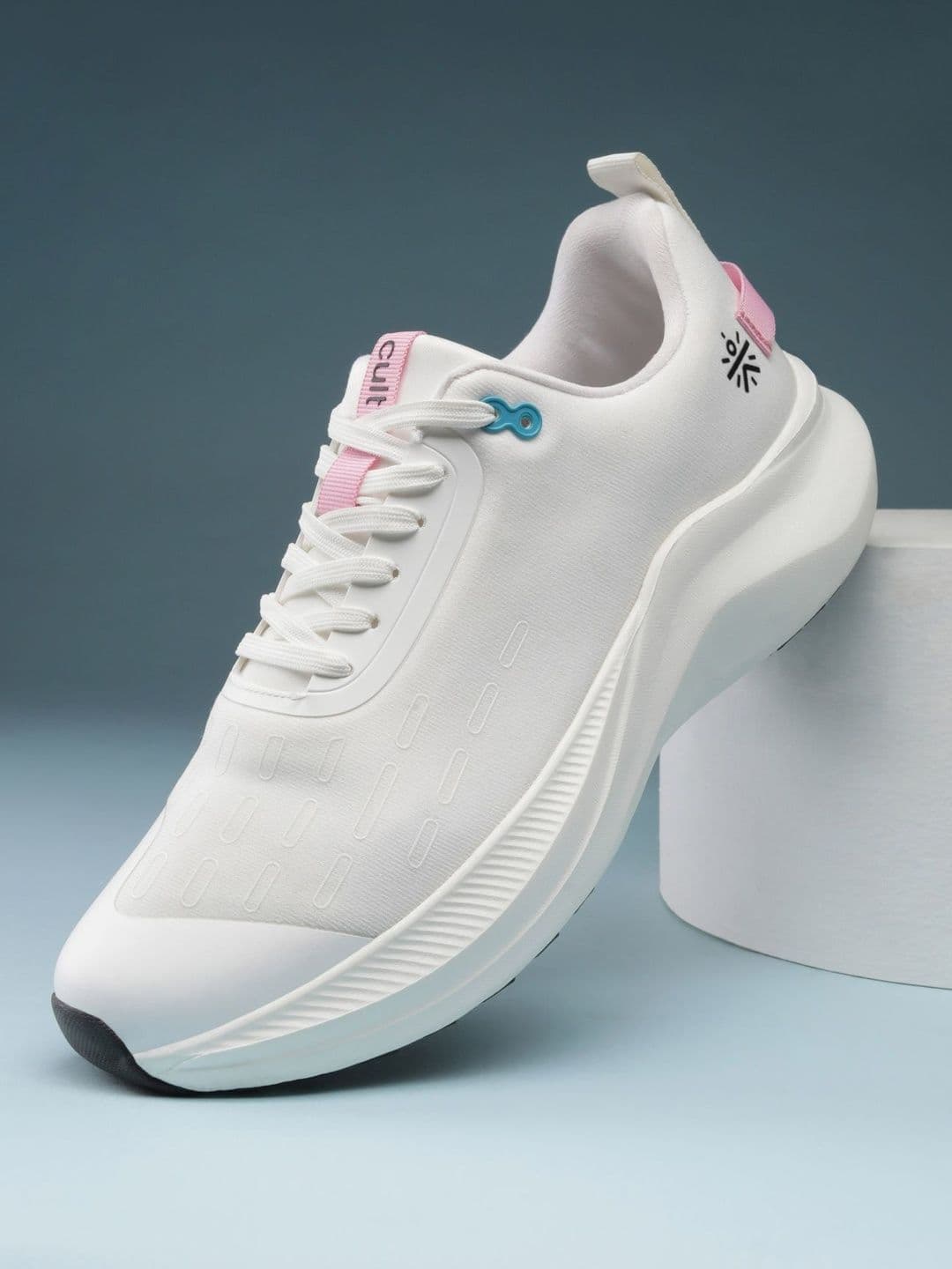 CULT Women White DriftFlex Running Shoes - view 1