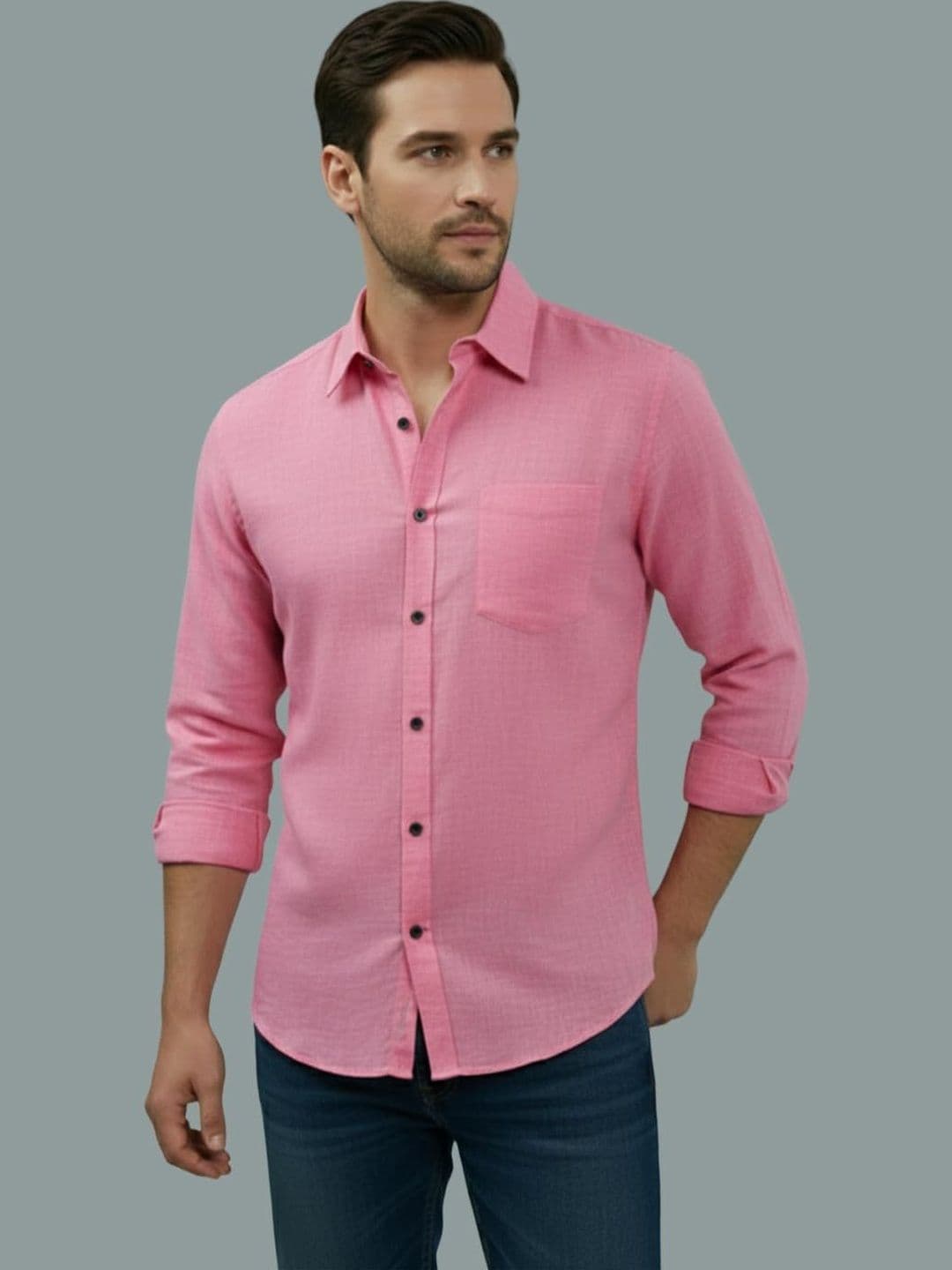 BULL FIRE Men Smart Slim Fit Casual Shirt - view 1