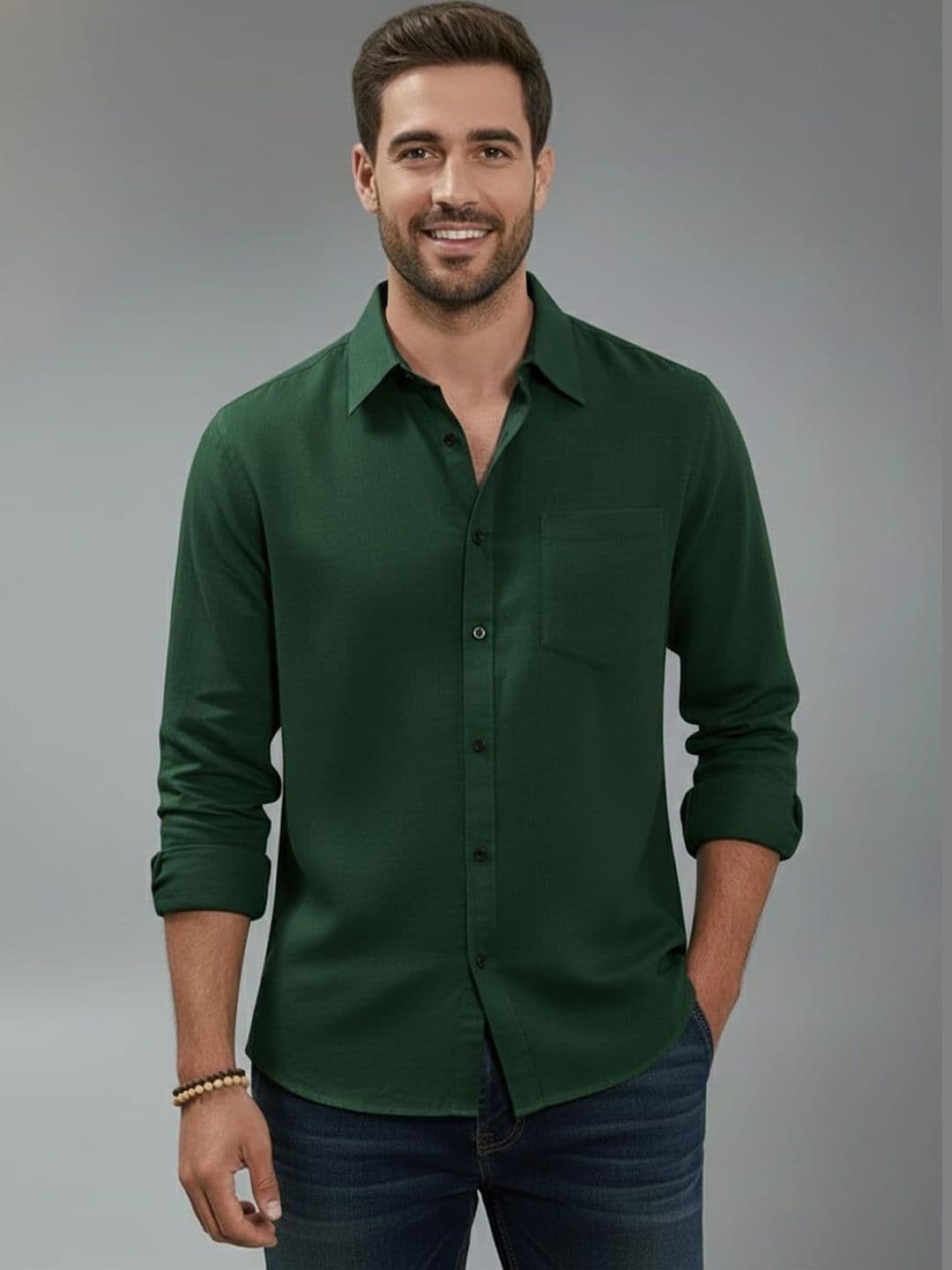 BULL FIRE Men Smart Slim Fit Casual Shirt - view 1
