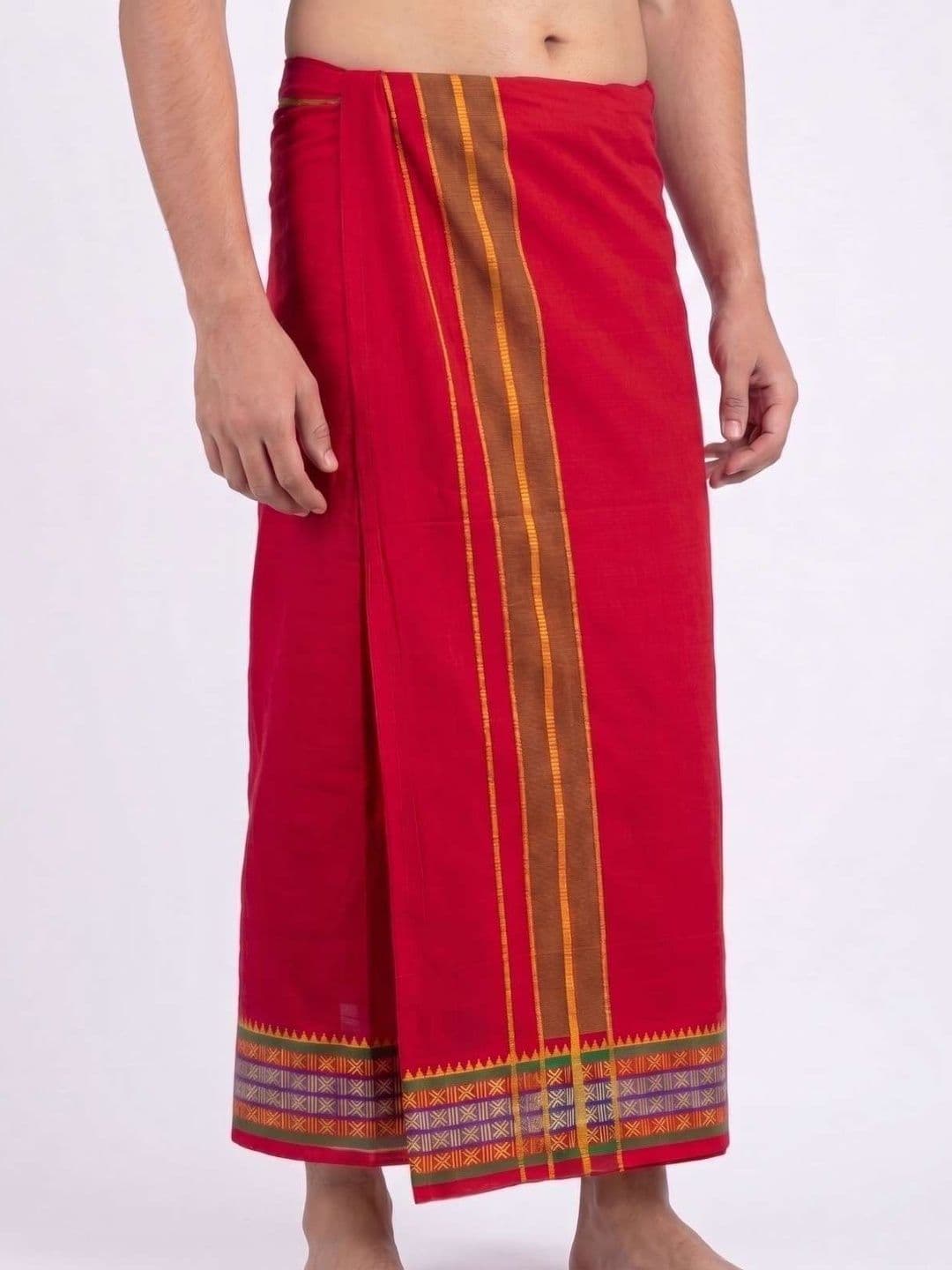 Hornbill Enterprises Men Cotton Blend Dhoti Dhotis - view 1