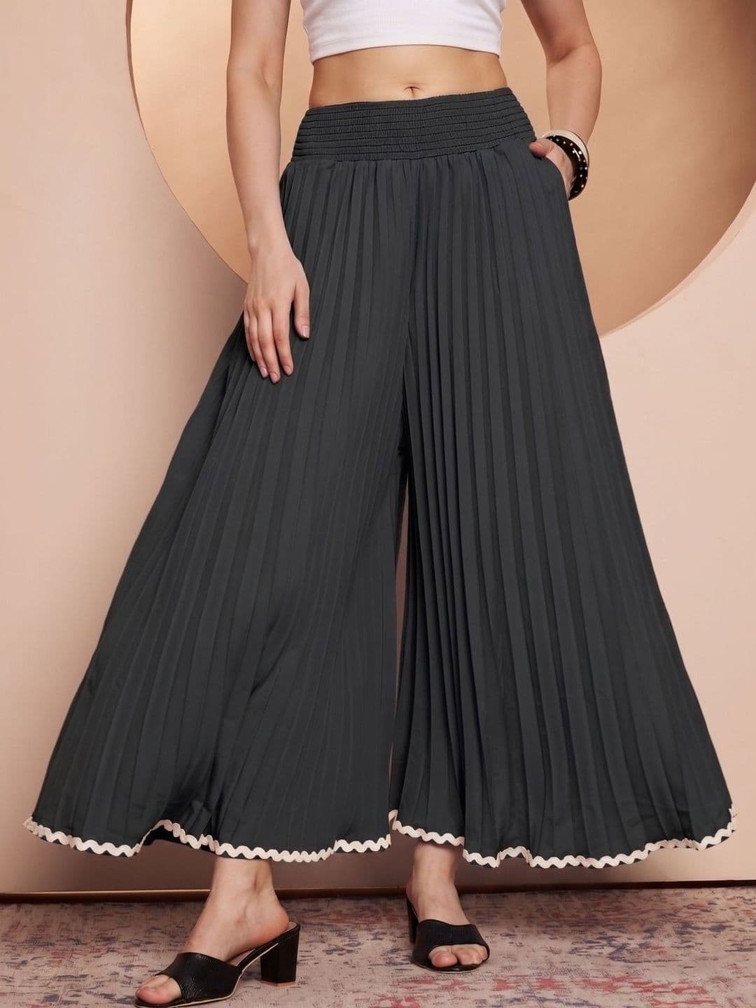 ZWERLON Women Flared Palazzos - view 1
