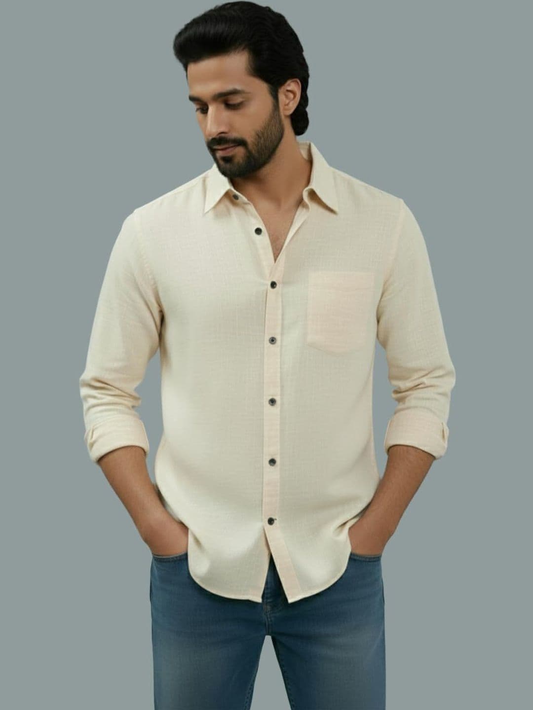 BULL FIRE Men Smart Slim Fit Casual Shirt - view 1