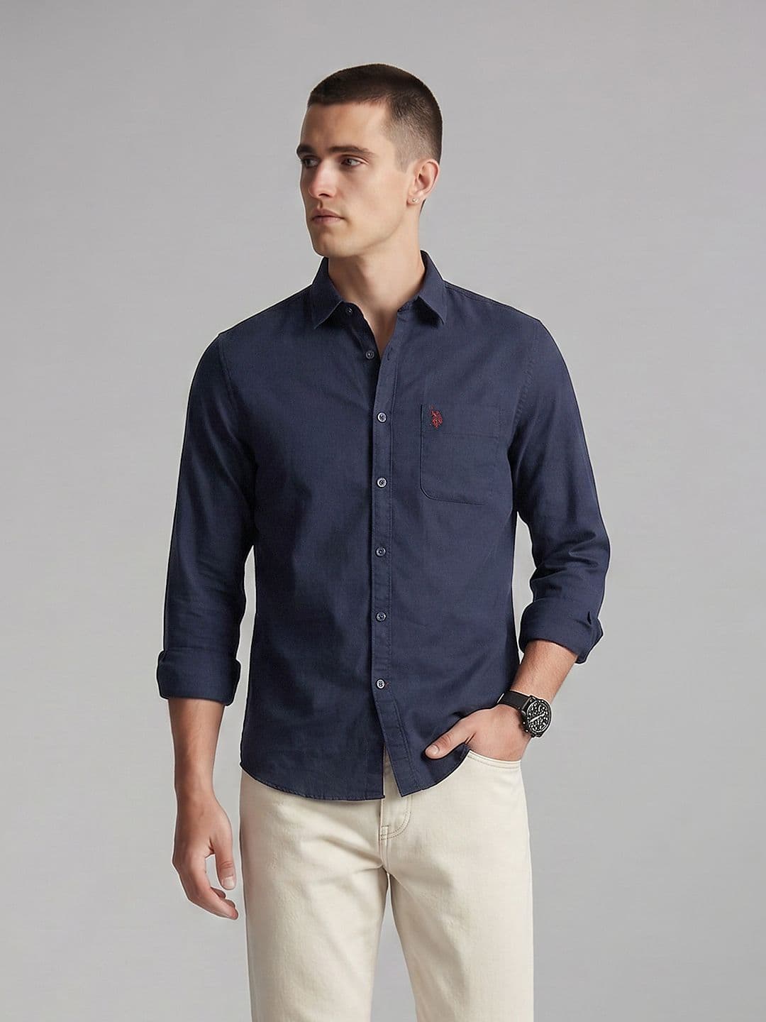 U.S. Polo Assn. Denim Co. Pure Cotton Casual Shirt - view 1