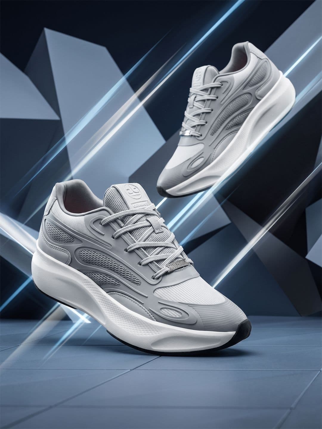 OFF LIMITS Gladiator Grey Mesh Running Shoes - view 1