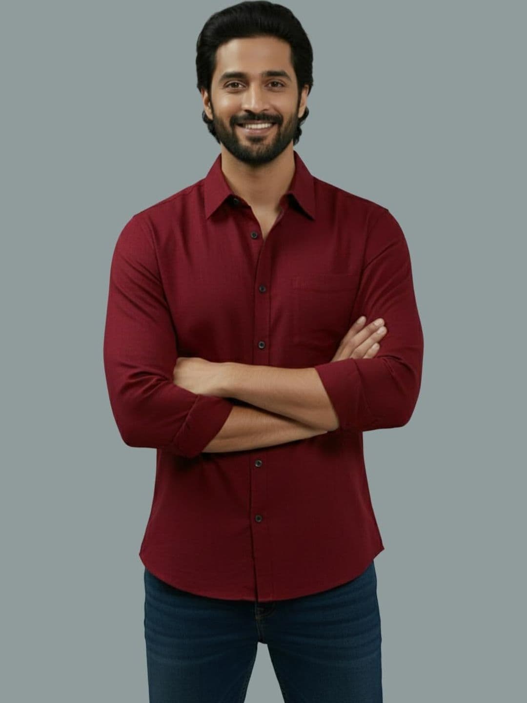 BULL FIRE Men Smart Slim Fit Casual Shirt - view 1