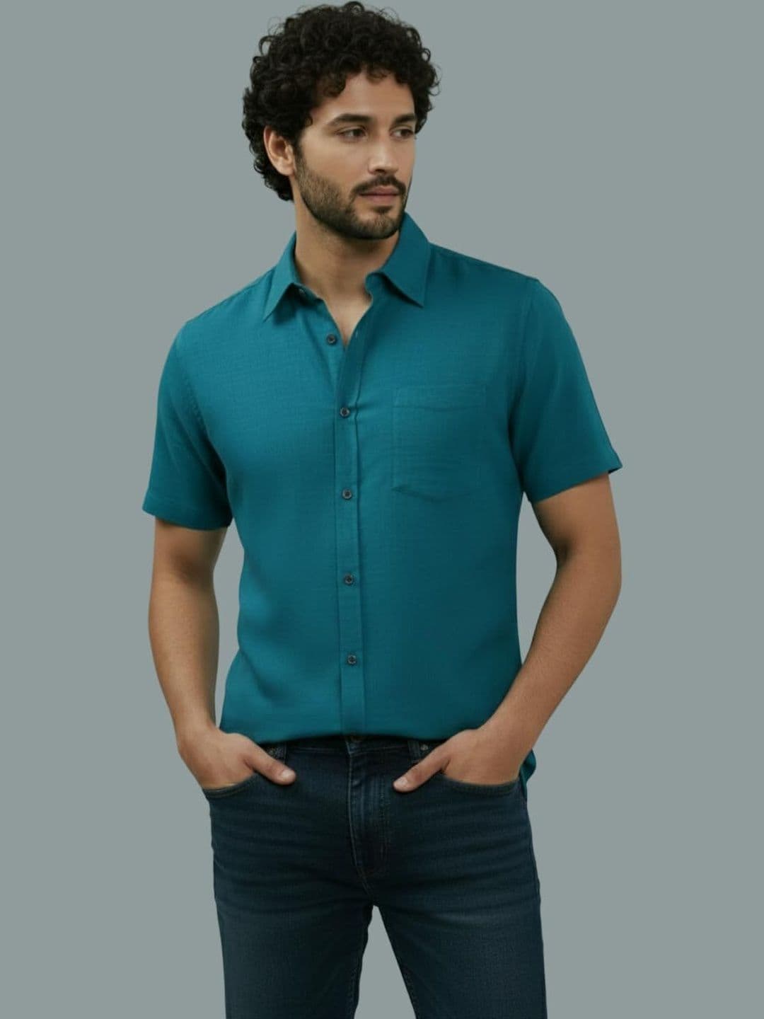 BULL FIRE Men Smart Slim Fit Casual Shirt - view 1